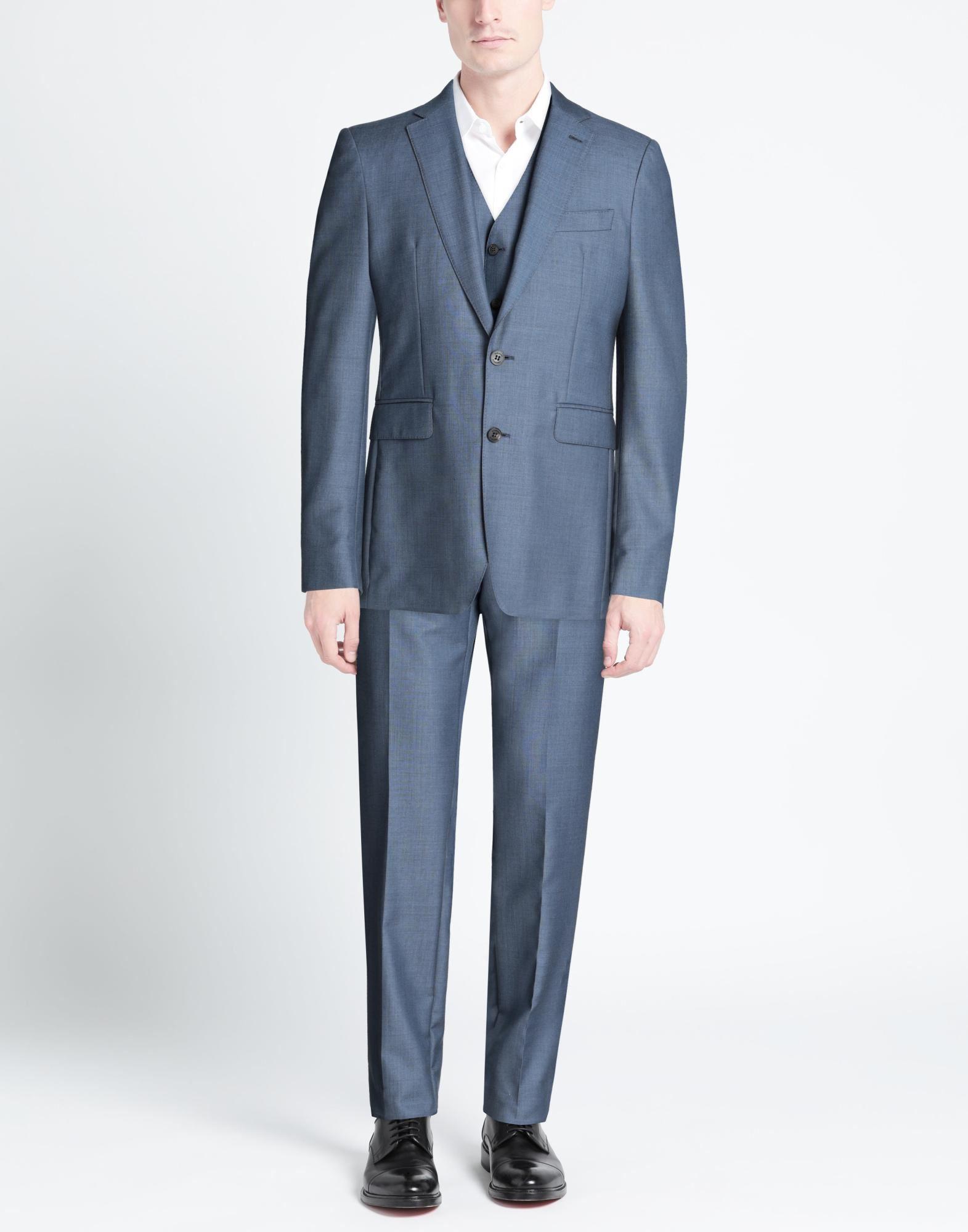 Burberry Suit in Blue for Men Lyst UK