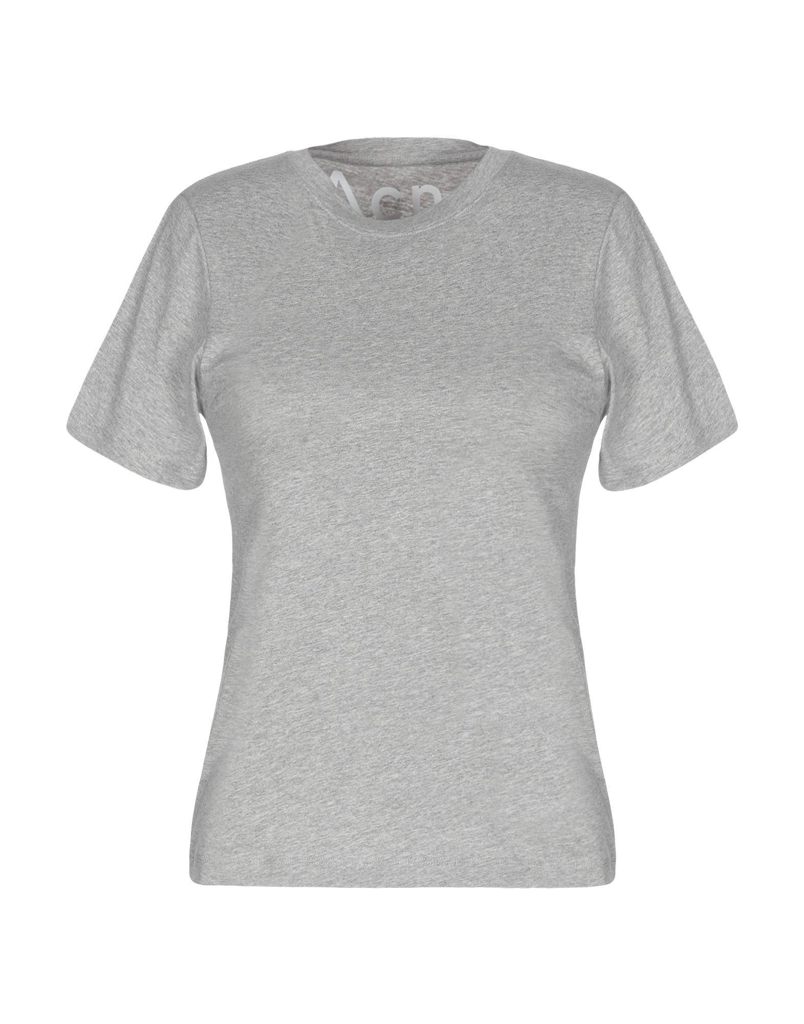 Acne Studios Cotton Tshirt in Grey (Gray) Lyst