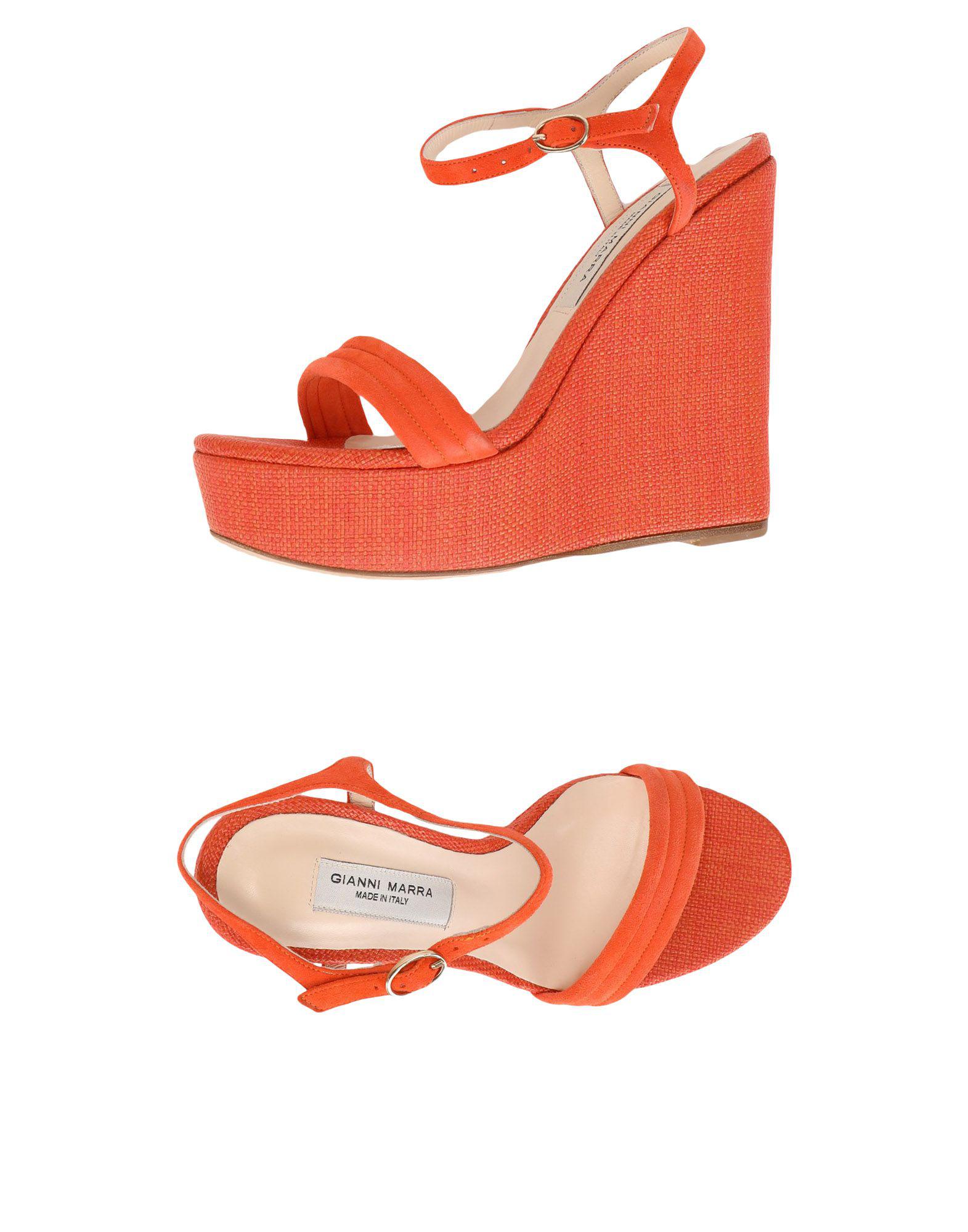 Gianni Marra Sandals in Orange Lyst