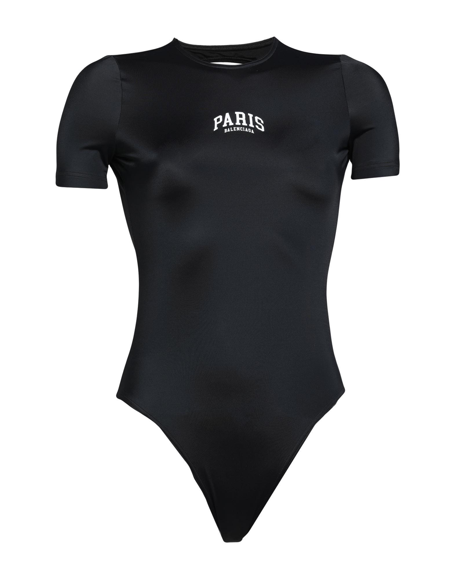 Balenciaga One-piece Swimsuit in Black | Lyst