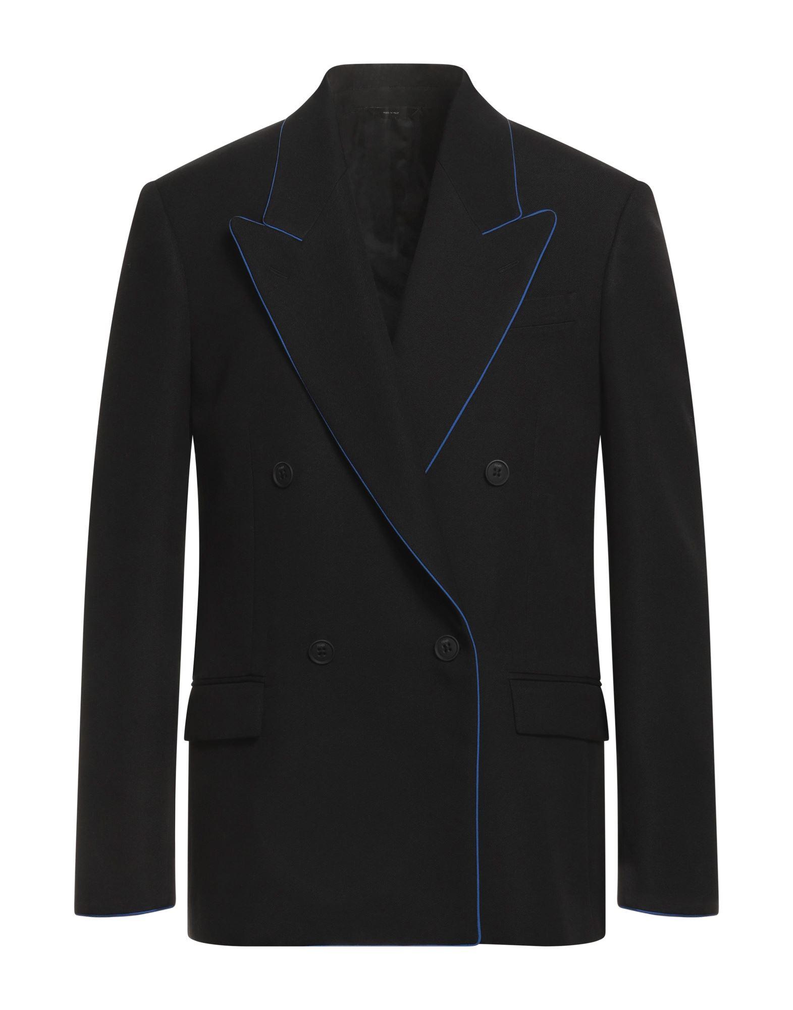 Fendi Suit Jacket in Black for Men | Lyst