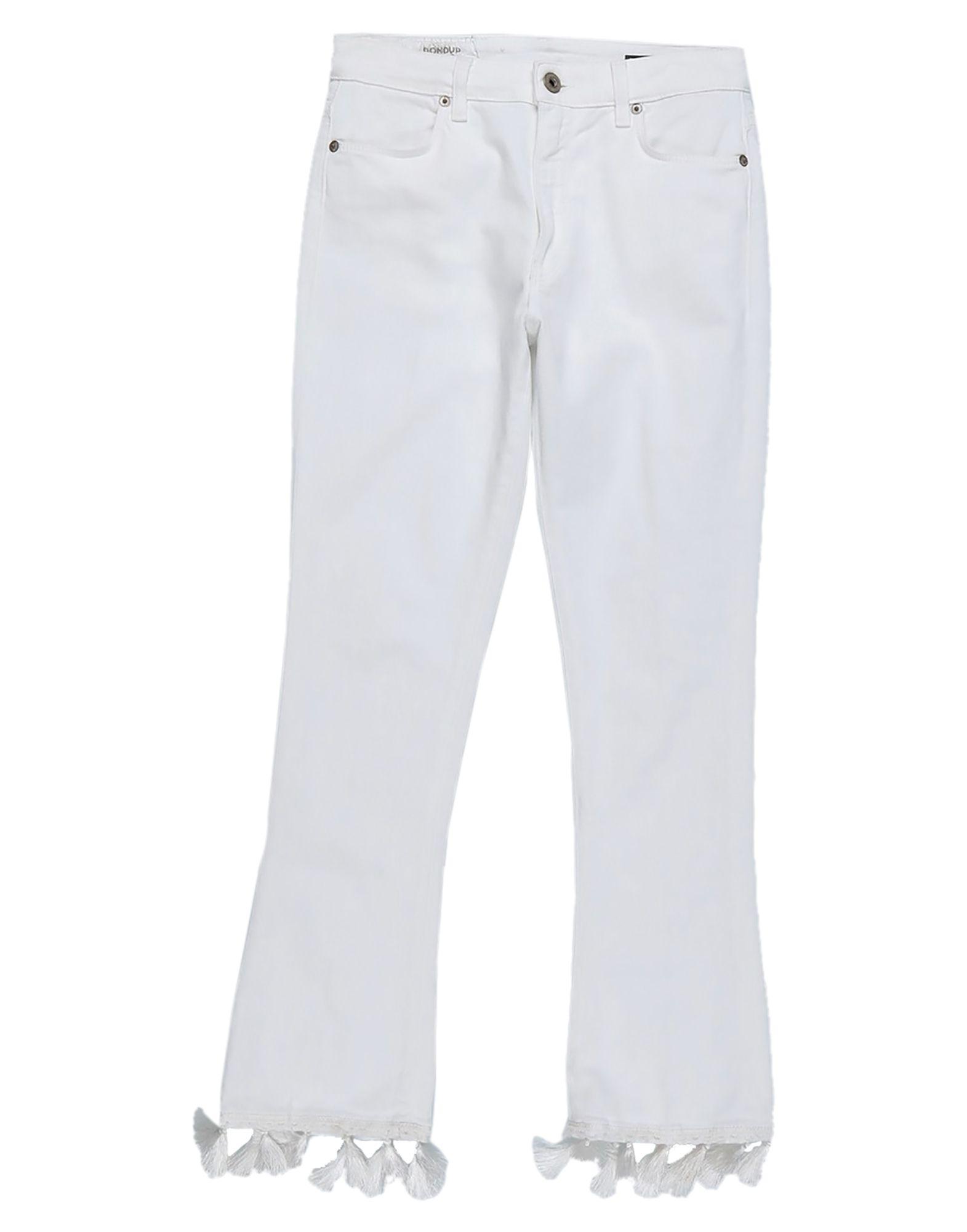 Dondup Denim Pants in White - Lyst