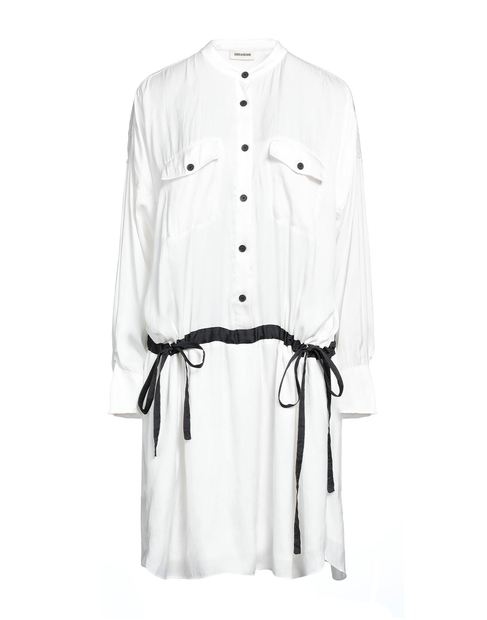 Zadig & Voltaire Midi Dress in White | Lyst