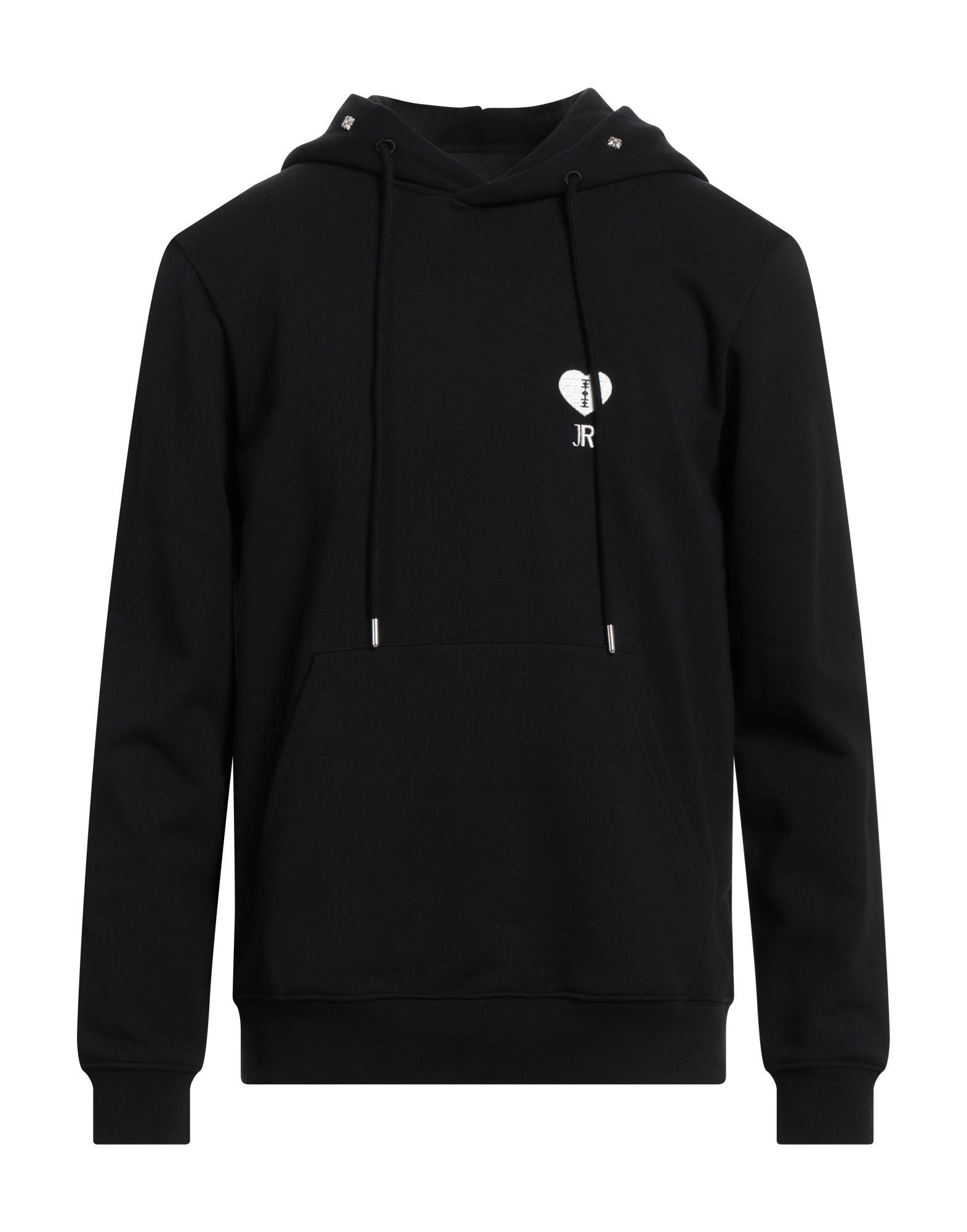 JOHN RICHMOND UMP25275FEBLK 関税送料込 john-richmond-Black-Sweatshirt