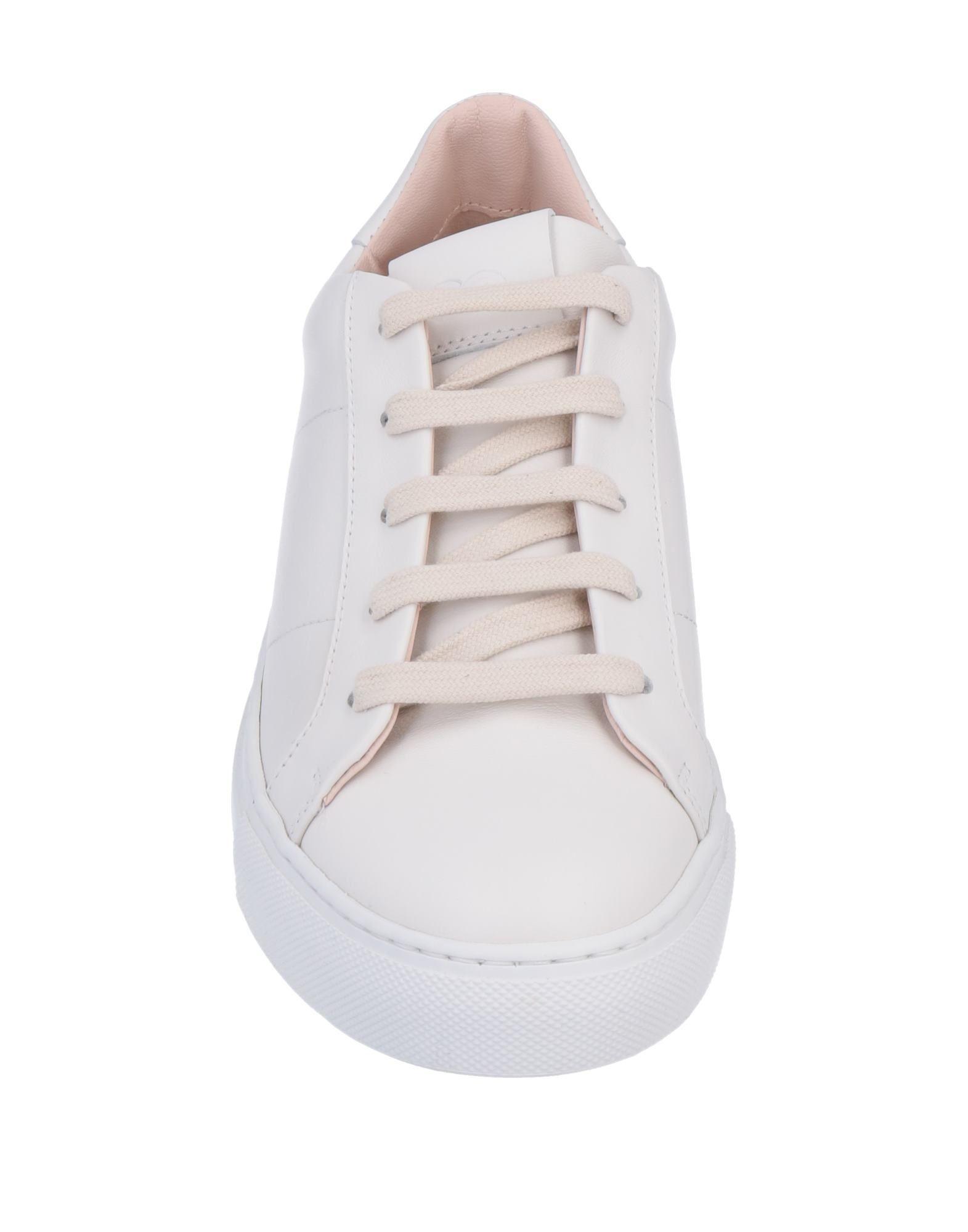 ESCADA Leather Sneakers in White - Lyst