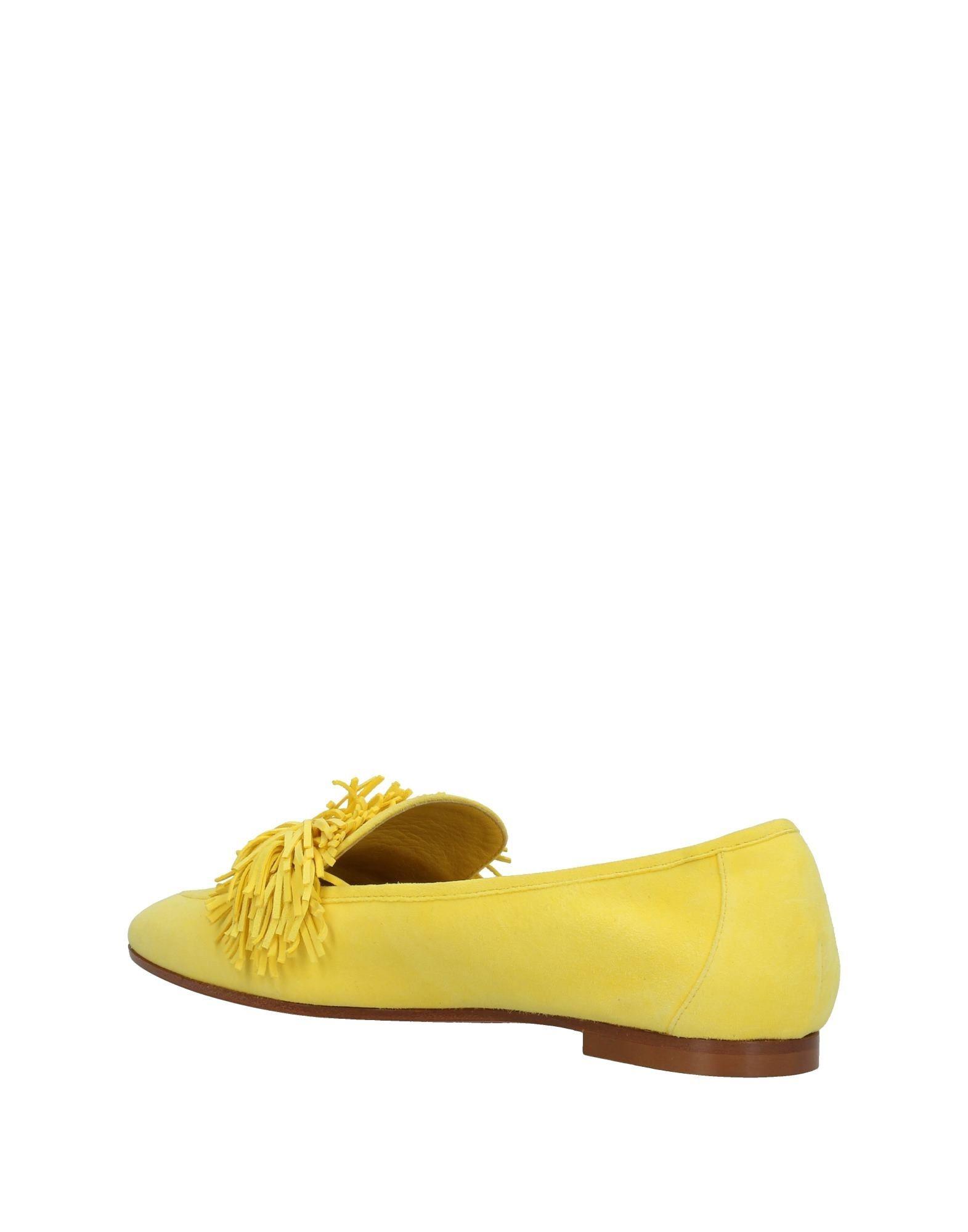 Aquazzura Leather Loafer in Yellow - Lyst