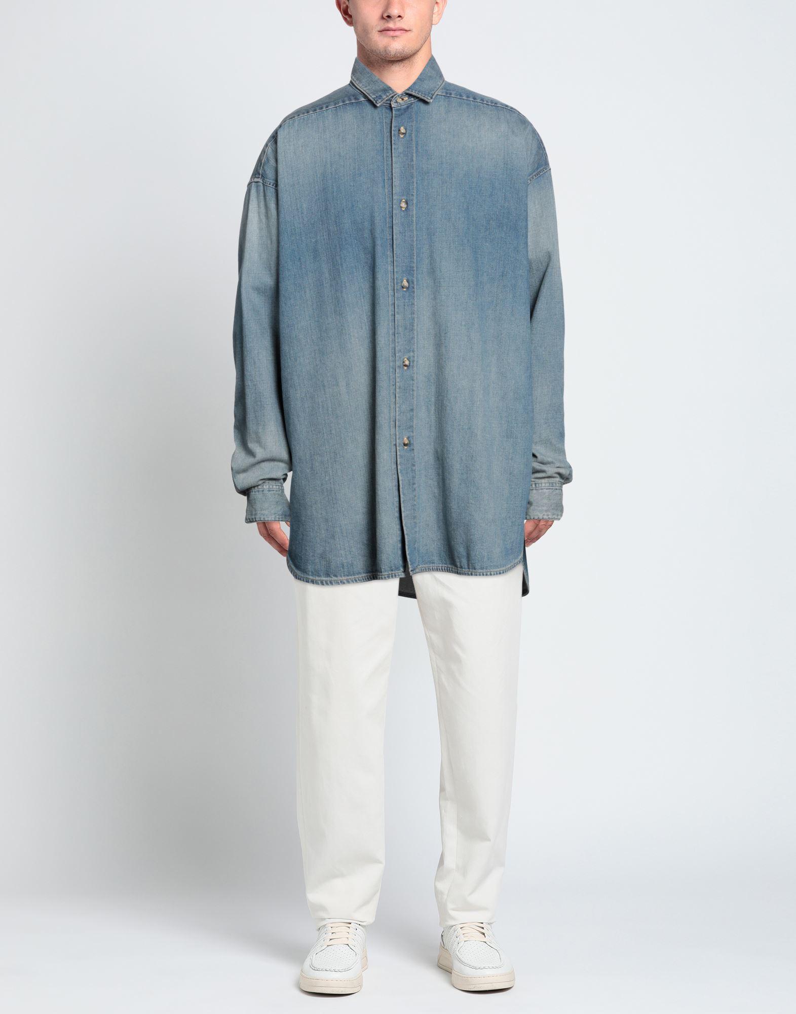 Fear of god hot sale denim shirt