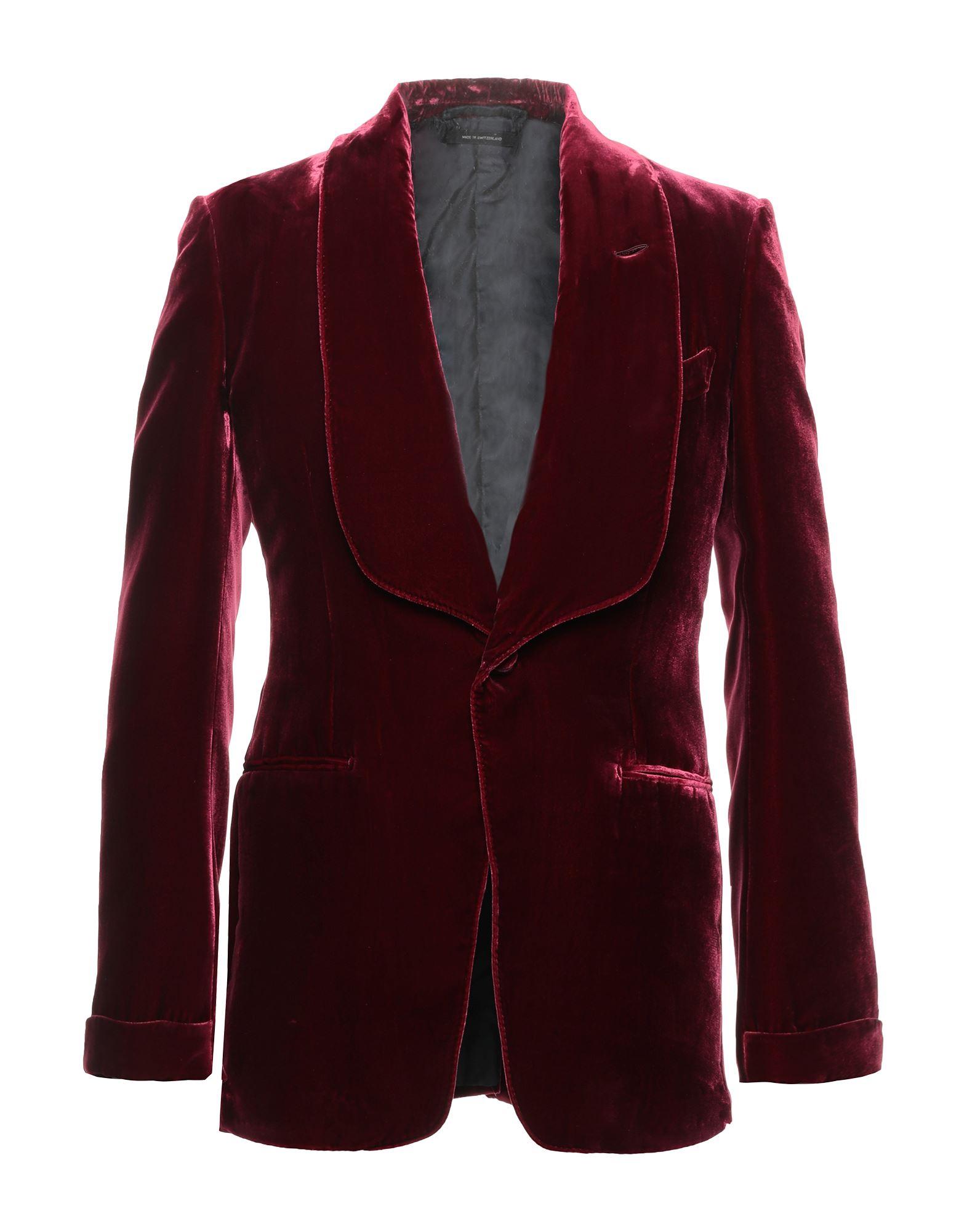 Tom Ford Suit Jacket in Red for Men | Lyst