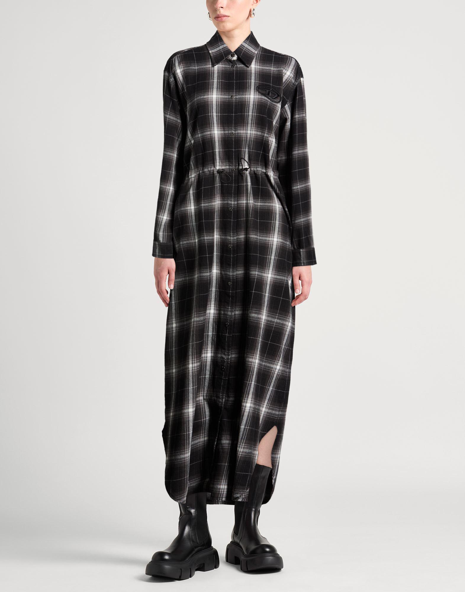 diesel check shirt dress Buy DIESEL Check-print Shirt Dress - Green At 59% Off