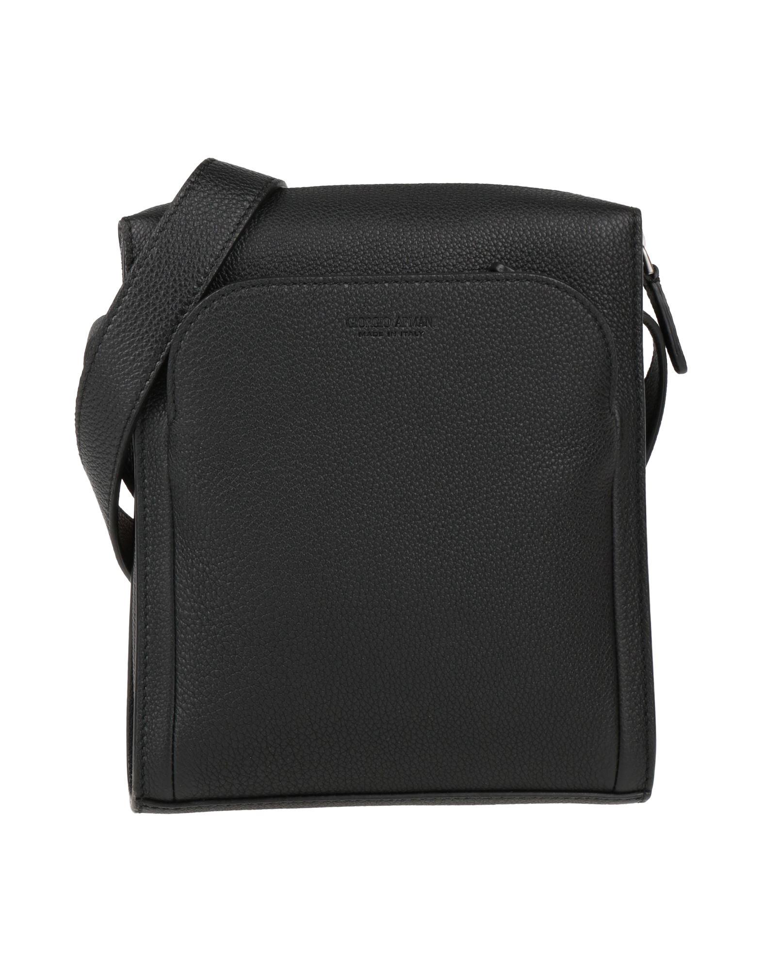 Giorgio Armani Cross body Bag in Black for Men Lyst