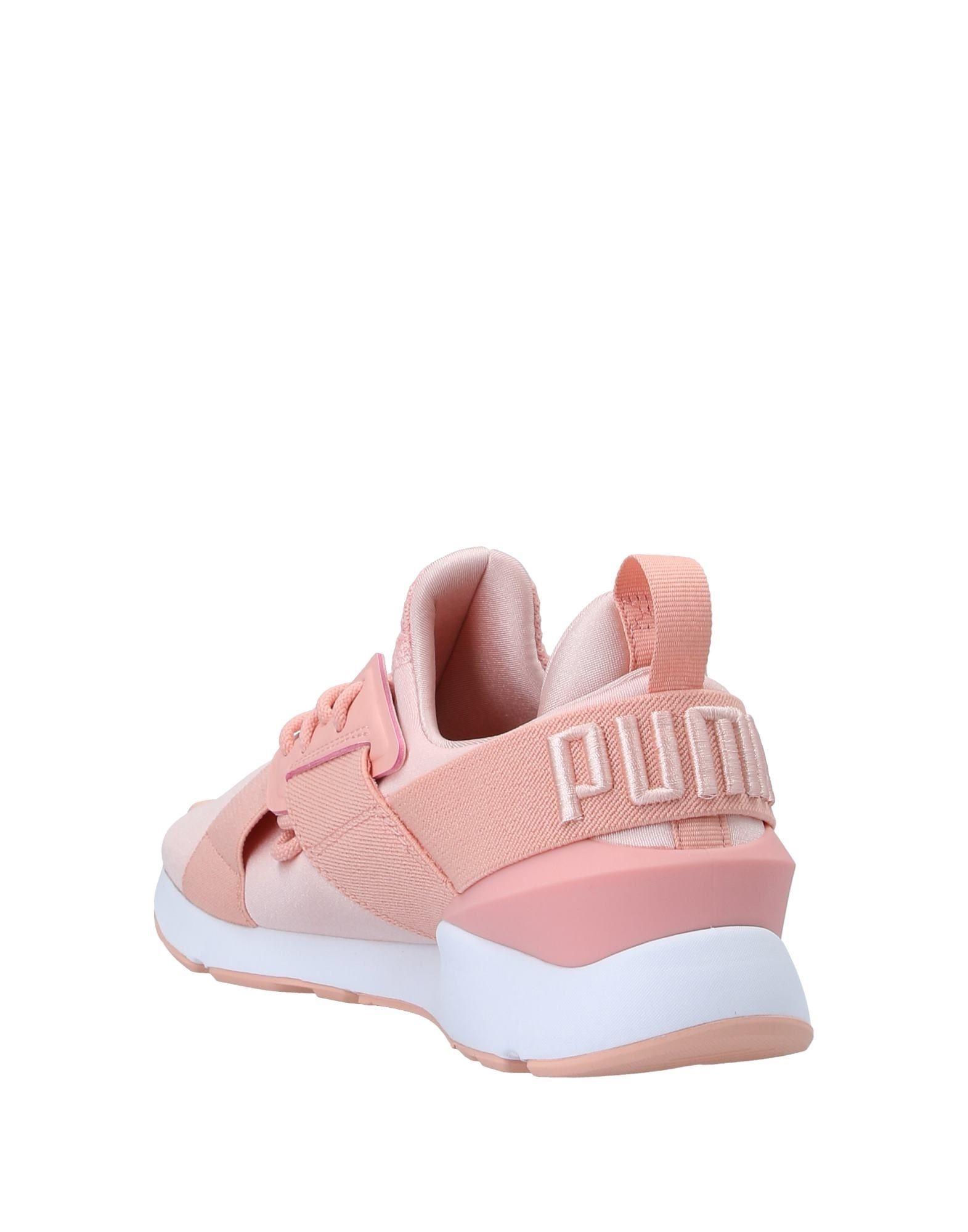 puma satin pink