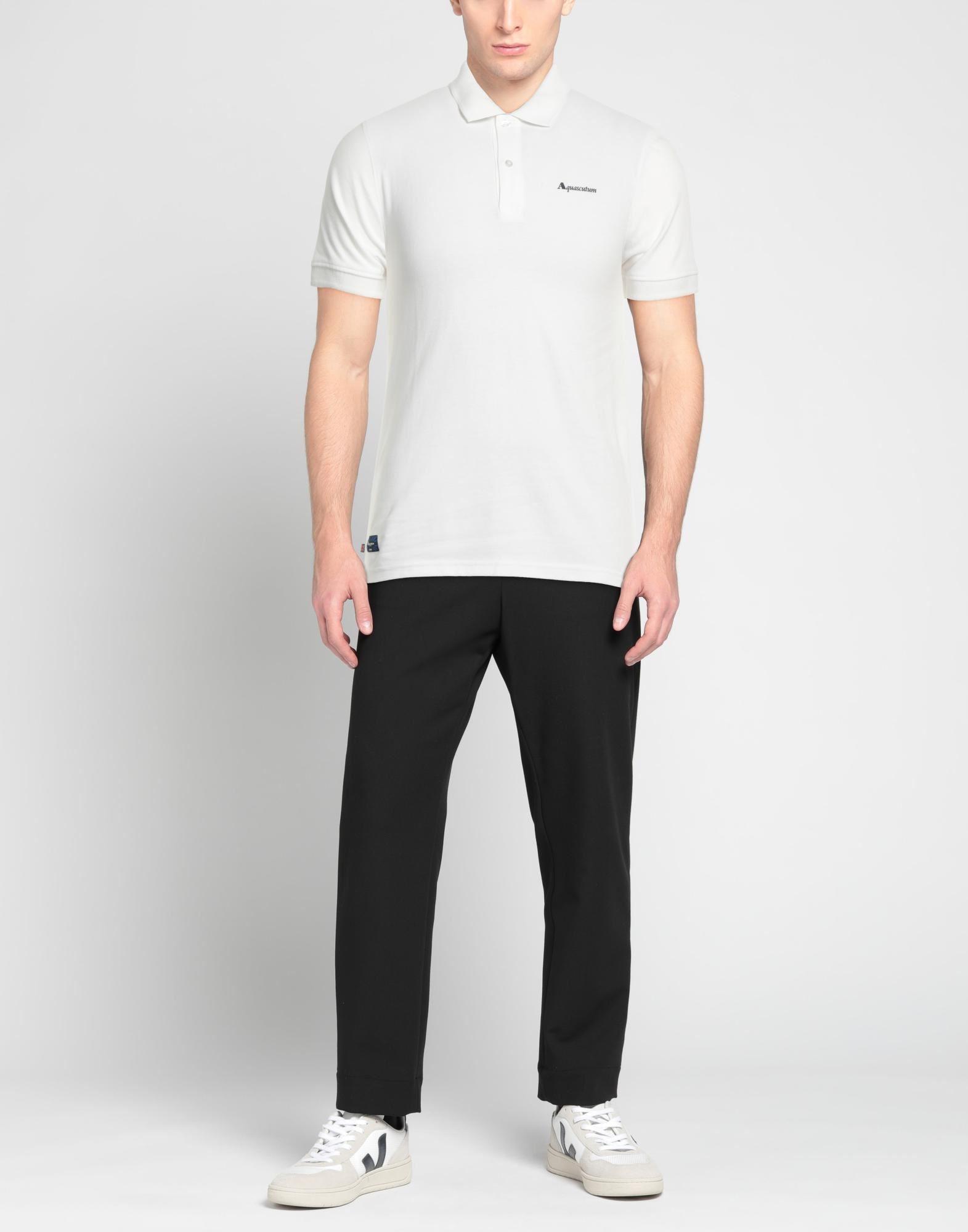 Aquascutum Polo Shirt in White for Men | Lyst