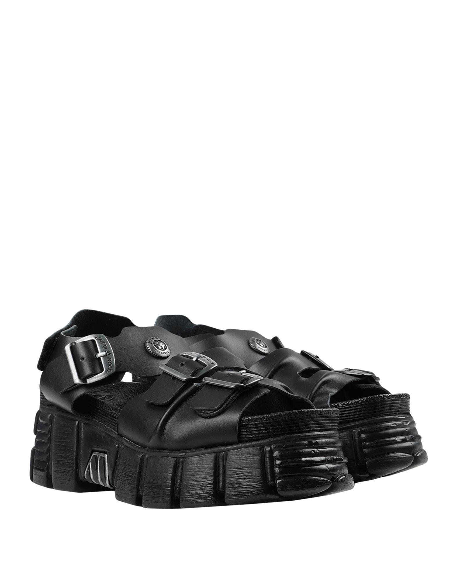 New Rock Sandals in Black | Lyst