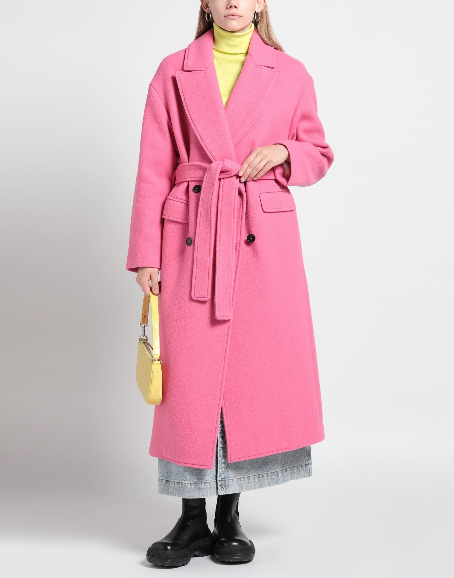 MSGM Coat in Pink | Lyst