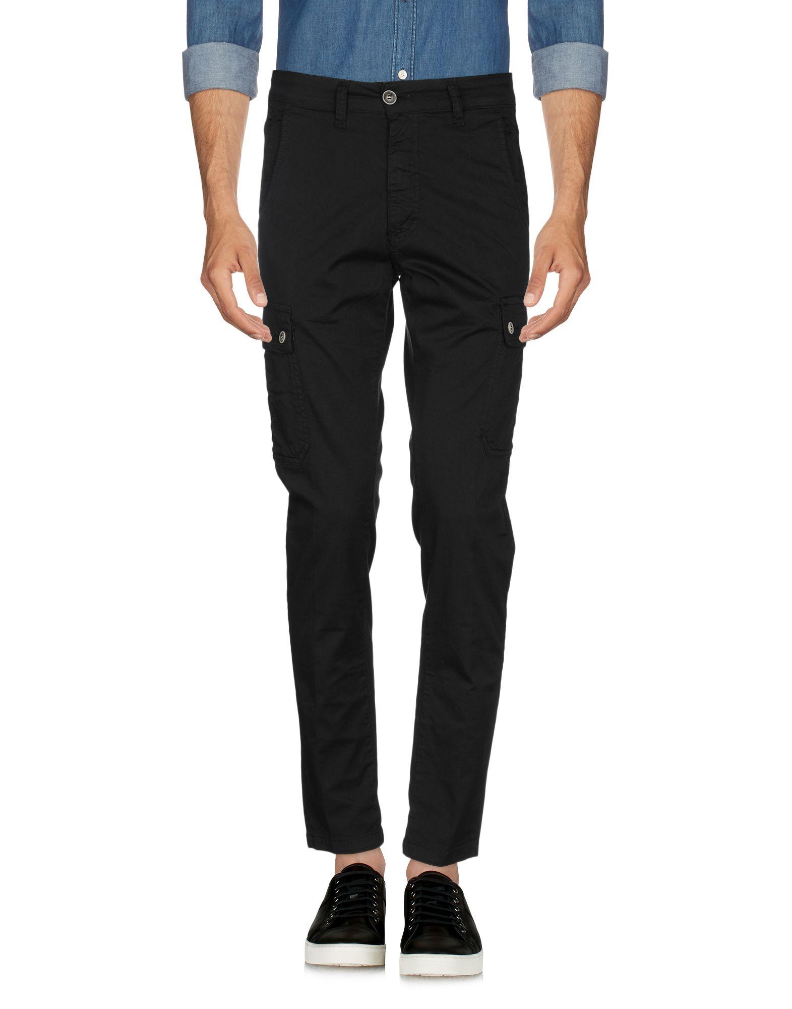 Squad² Leather Casual Pants in Black for Men - Lyst