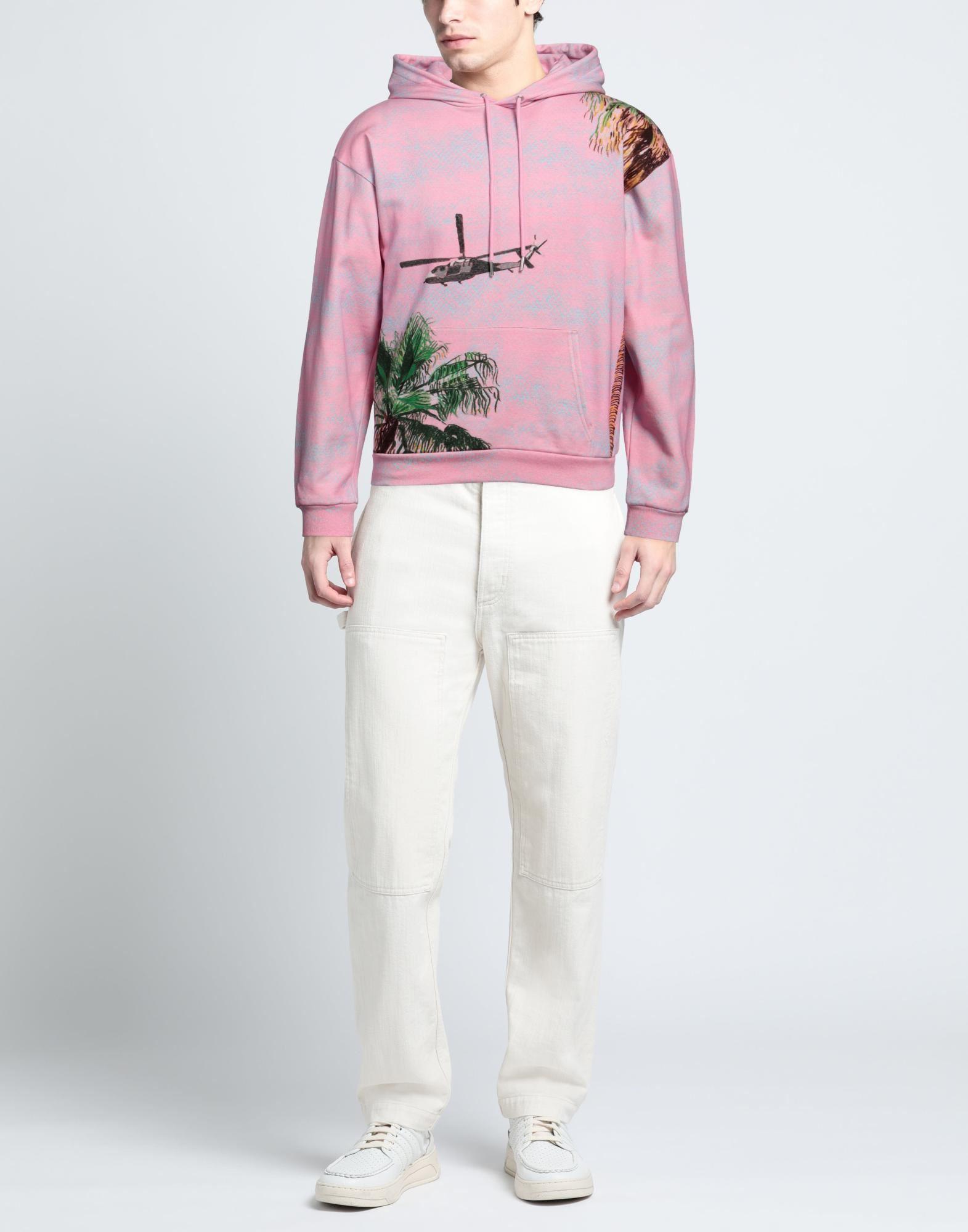 セリーヌ Cotton sweatshirt with multicolor print celine-Pink-Sweatshirt-Cotton.jpeg