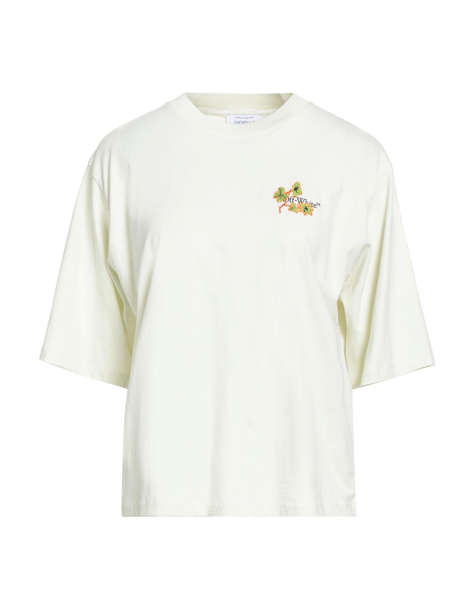 Tシャツ・カットソー Off-White Woman T-Shirt White OWAA089S24JER002 0101 Off-Whiteアウトレット：Tシャツ レディース - ホワイト