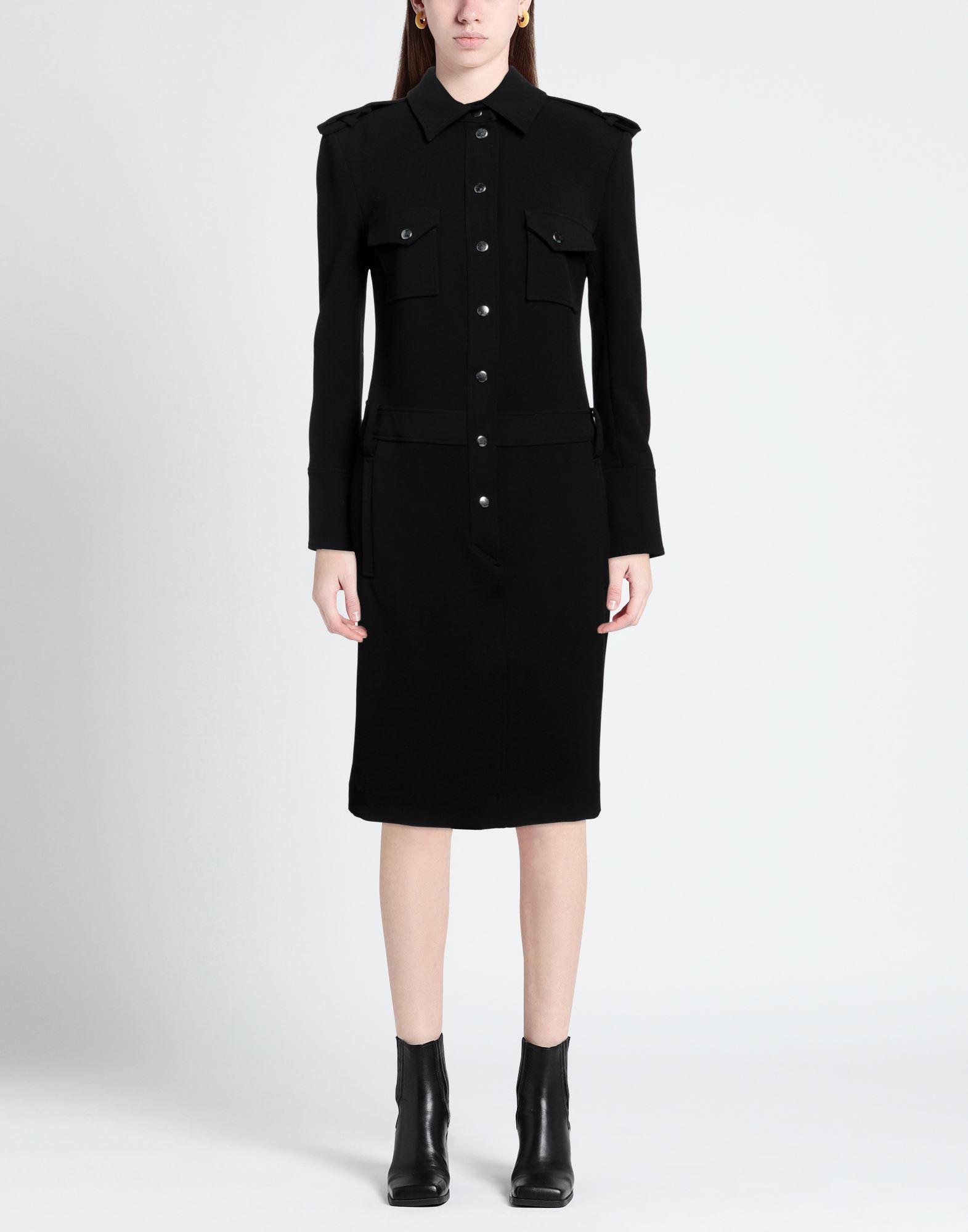 BCBGMAXAZRIA Midi Dress in Black Lyst UK