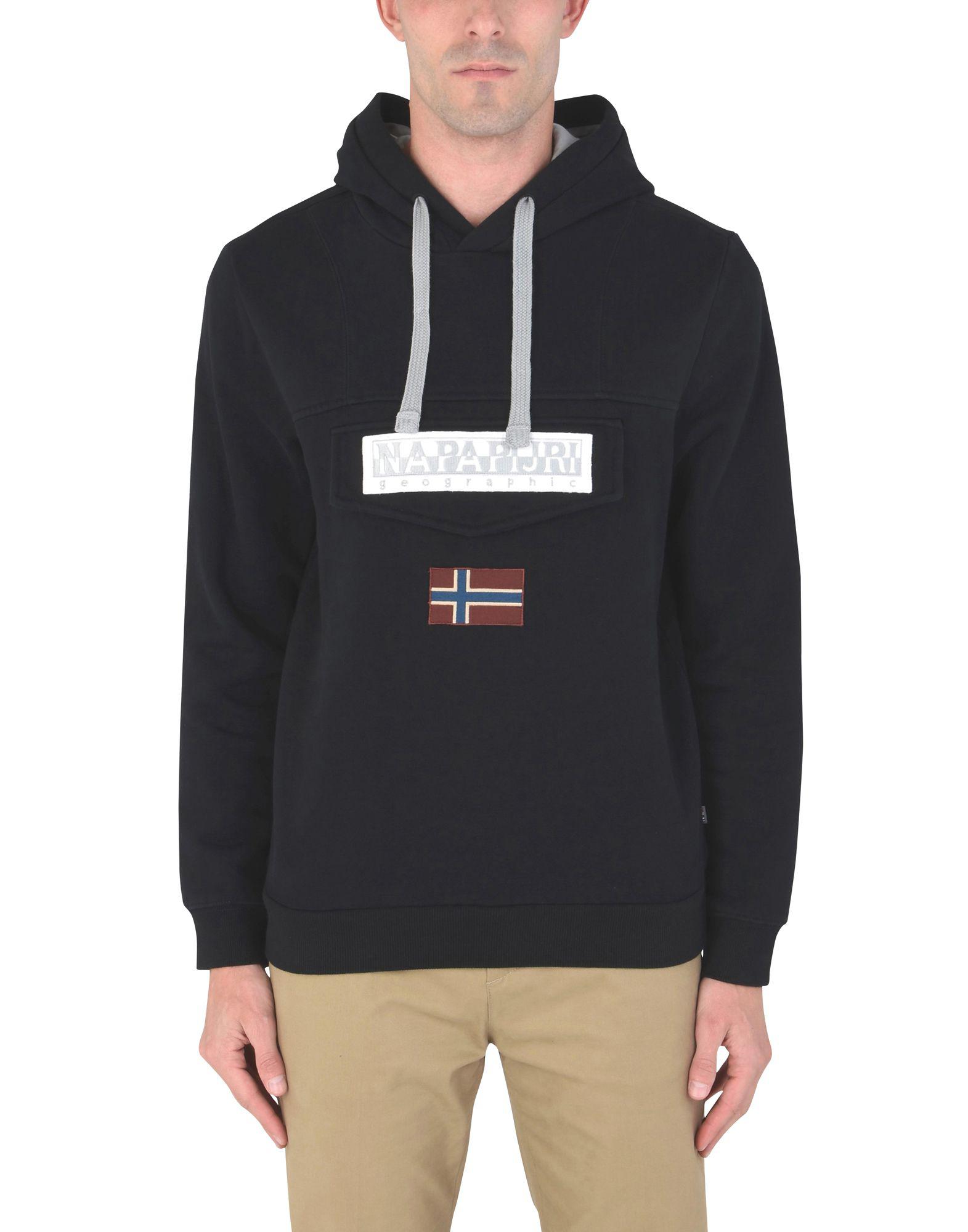 napapijri burgee hoodie black