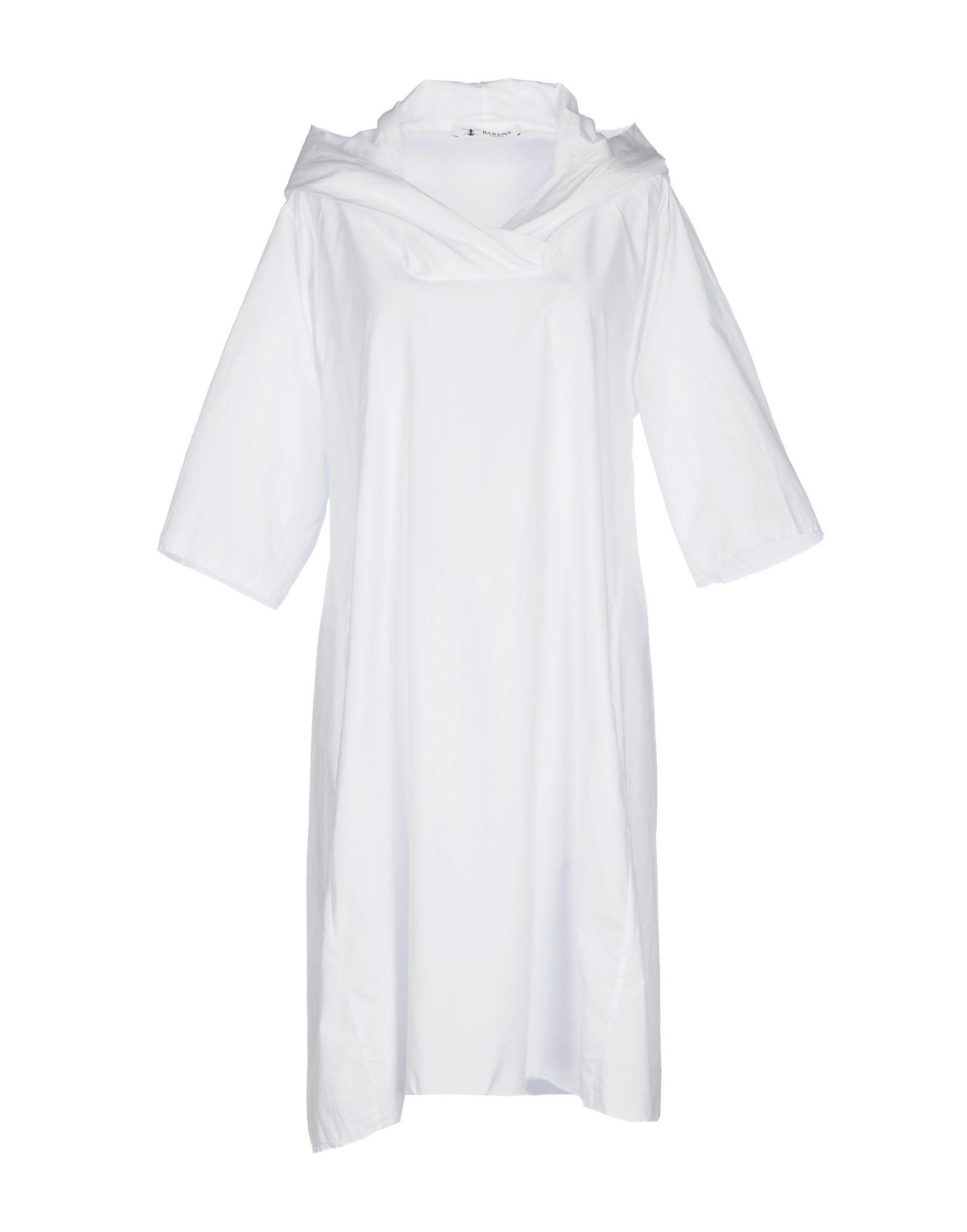Barena Cotton Short Dress in White - Lyst