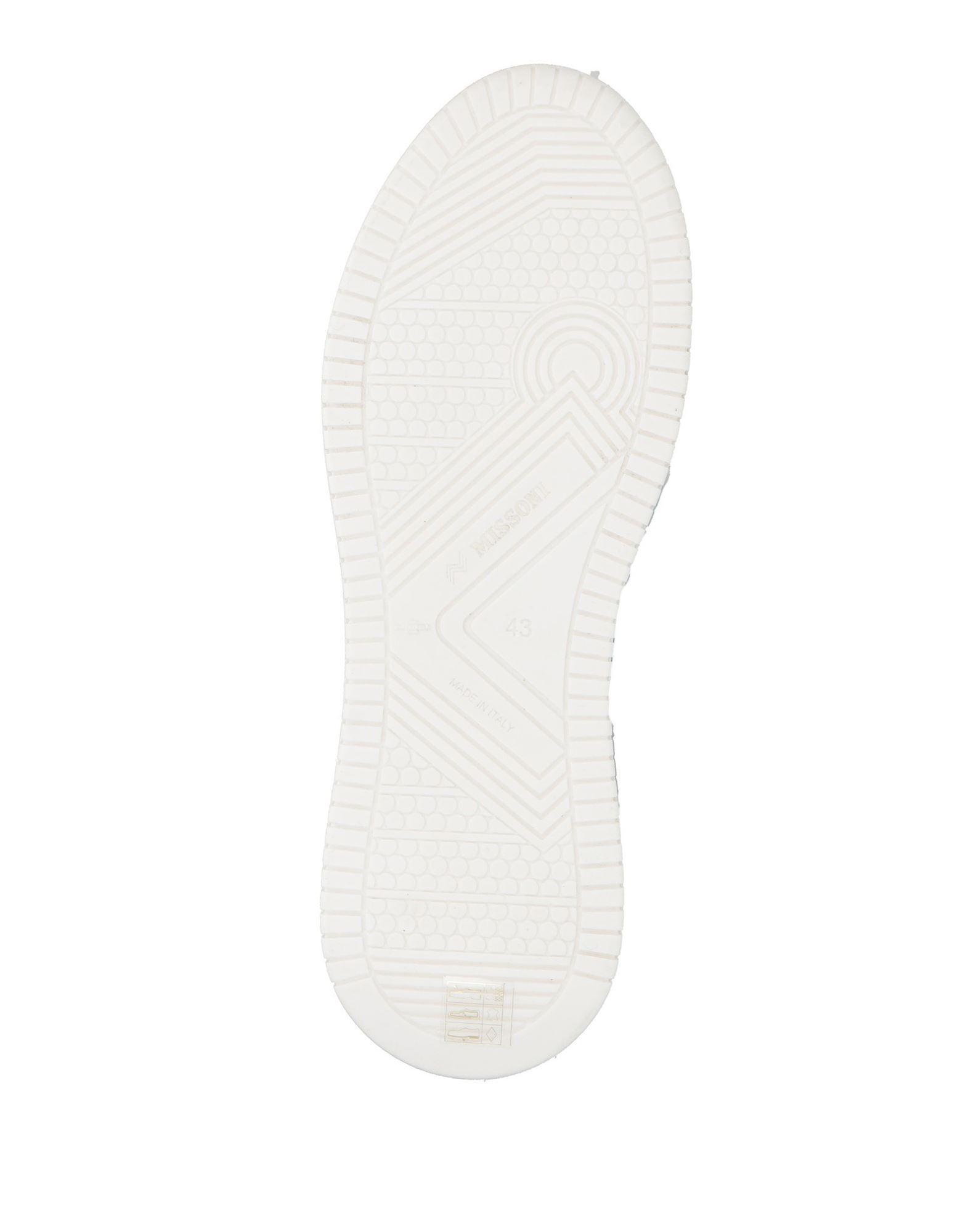 Missoni Men\'s White Slip On Sneakers Shoes Size 43 Missoni Leather Printed Sneakers - White Sneakers, Shoes  main image 2