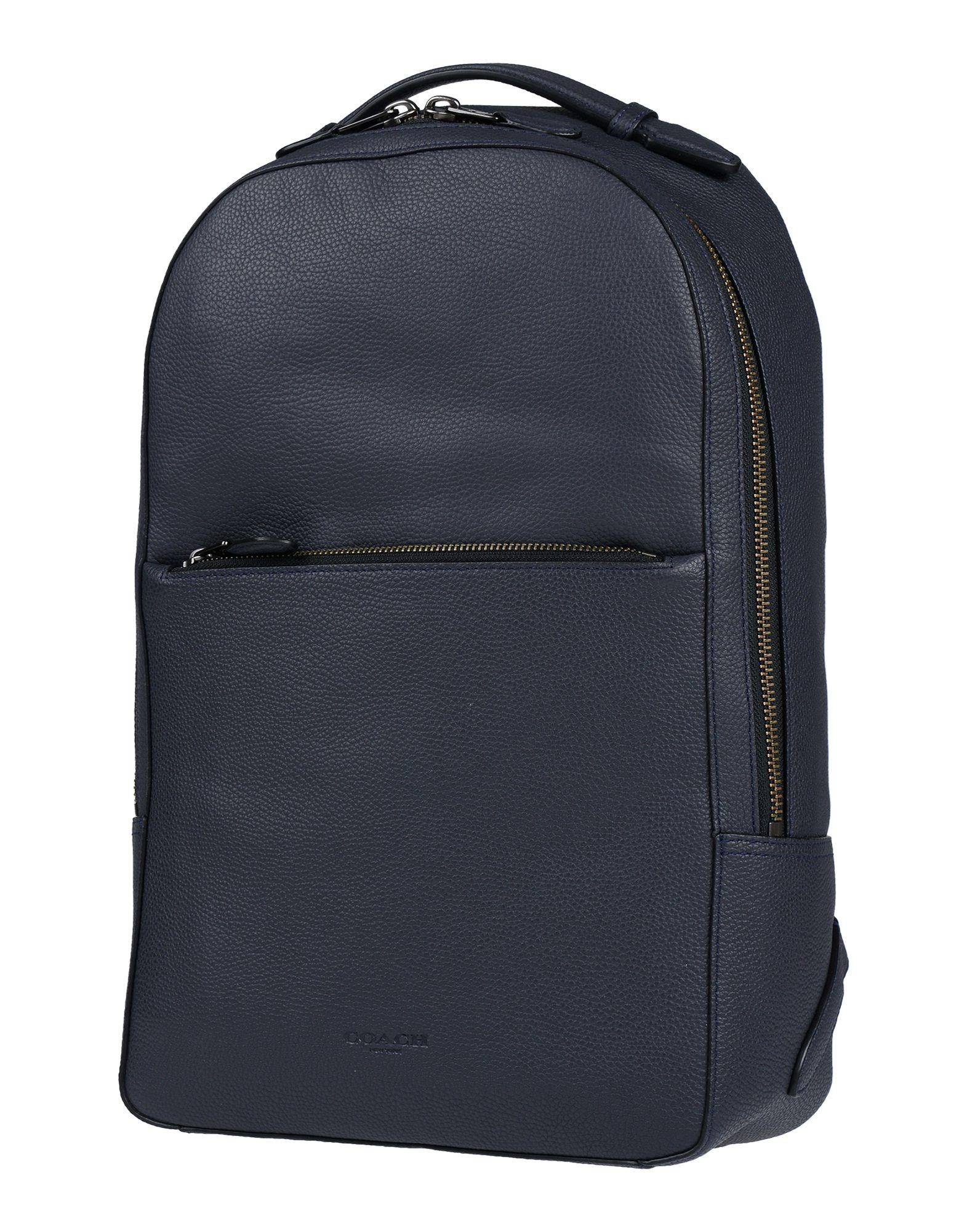 COACH Leather Backpacks & Bum Bags in Dark Blue (Blue) for Men - Lyst