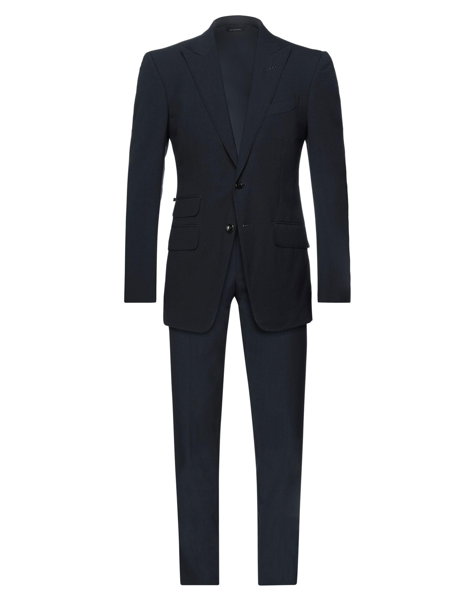 Tom Ford Wool Suit in Dark Blue (Blue) for Men | Lyst