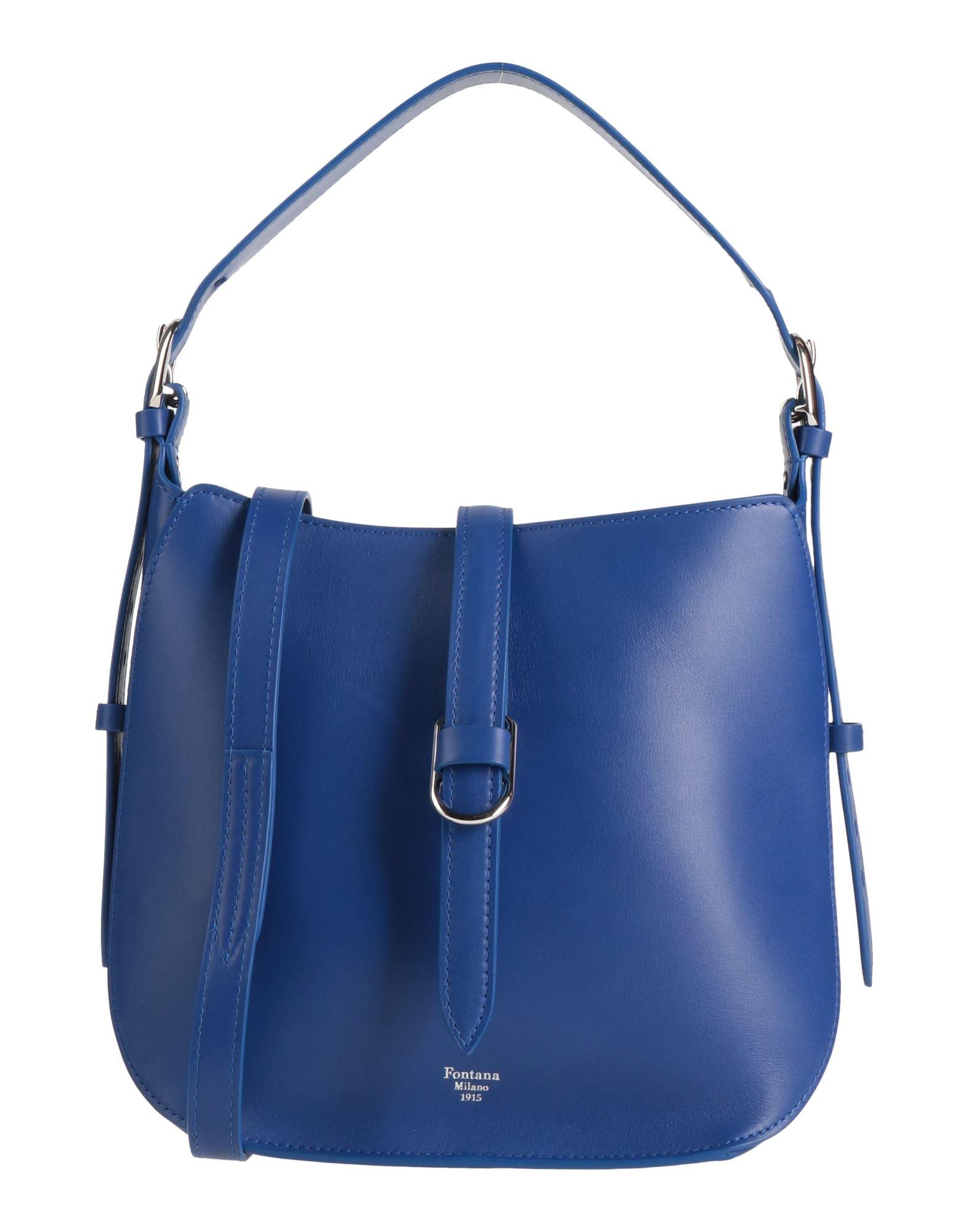 Fontana Milano 1915 Shoulder Bag Leather in Blue | Lyst