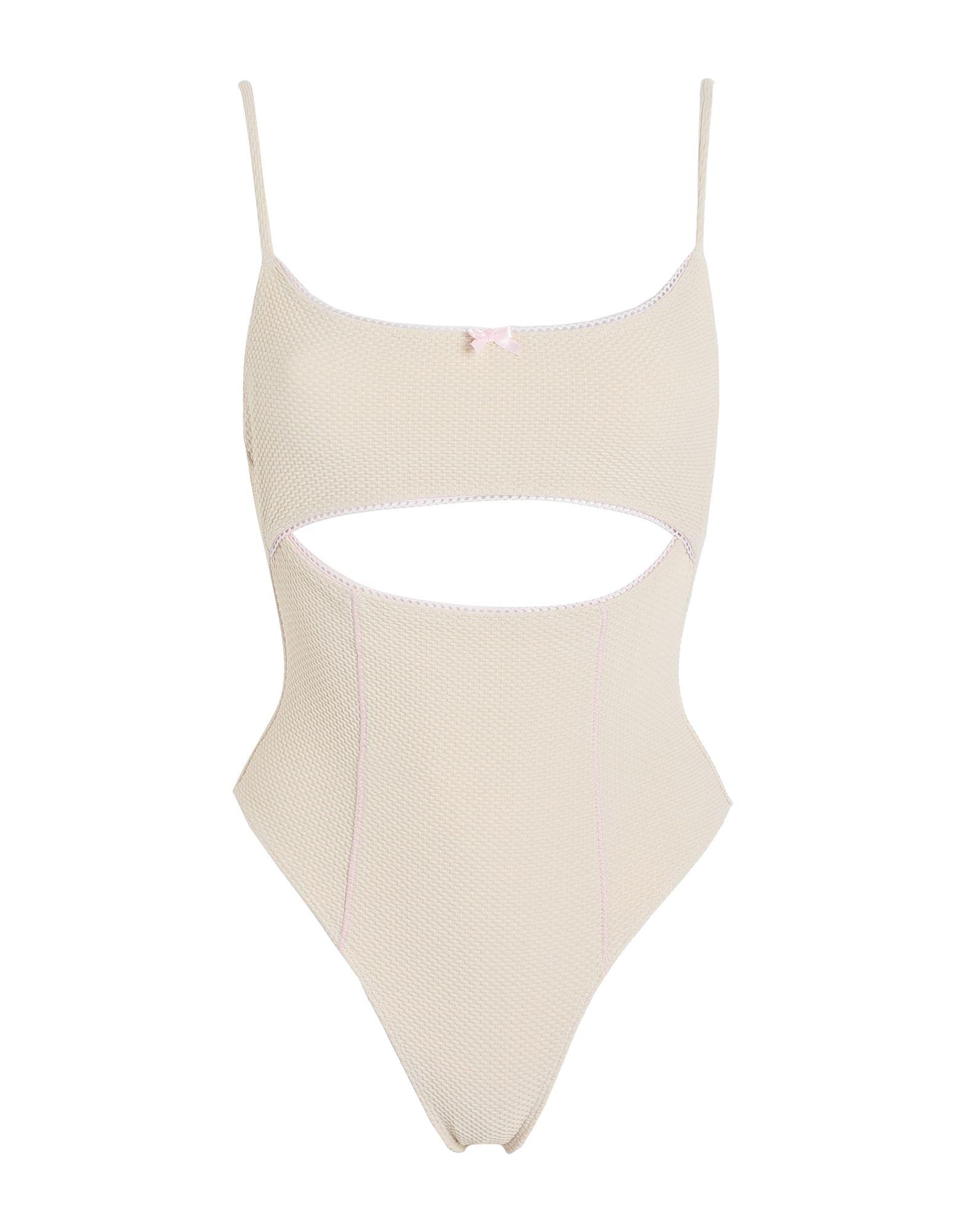 Frankie's Bikinis Onepiece Swimsuit in White Lyst UK