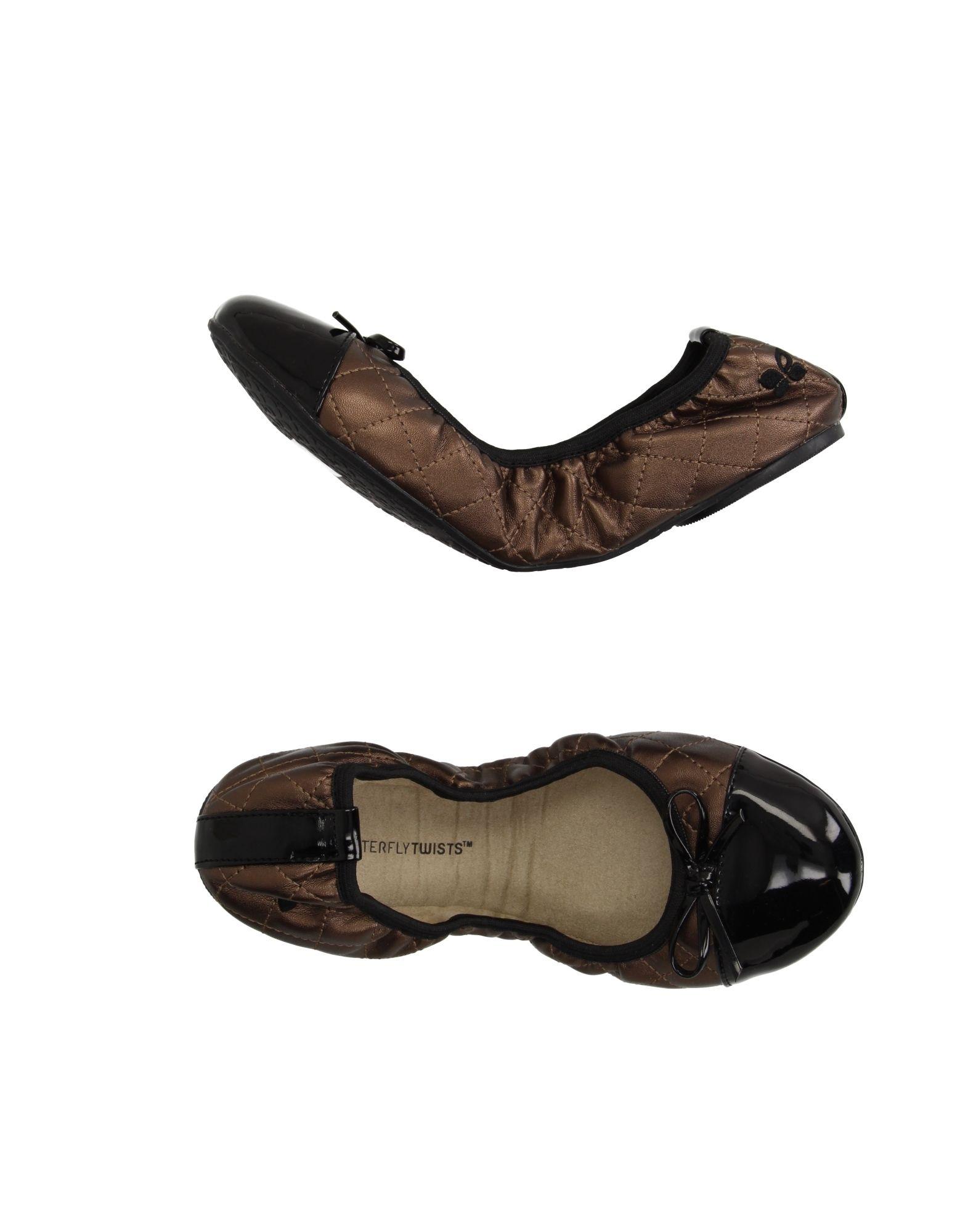 butterfly twists ballet flats