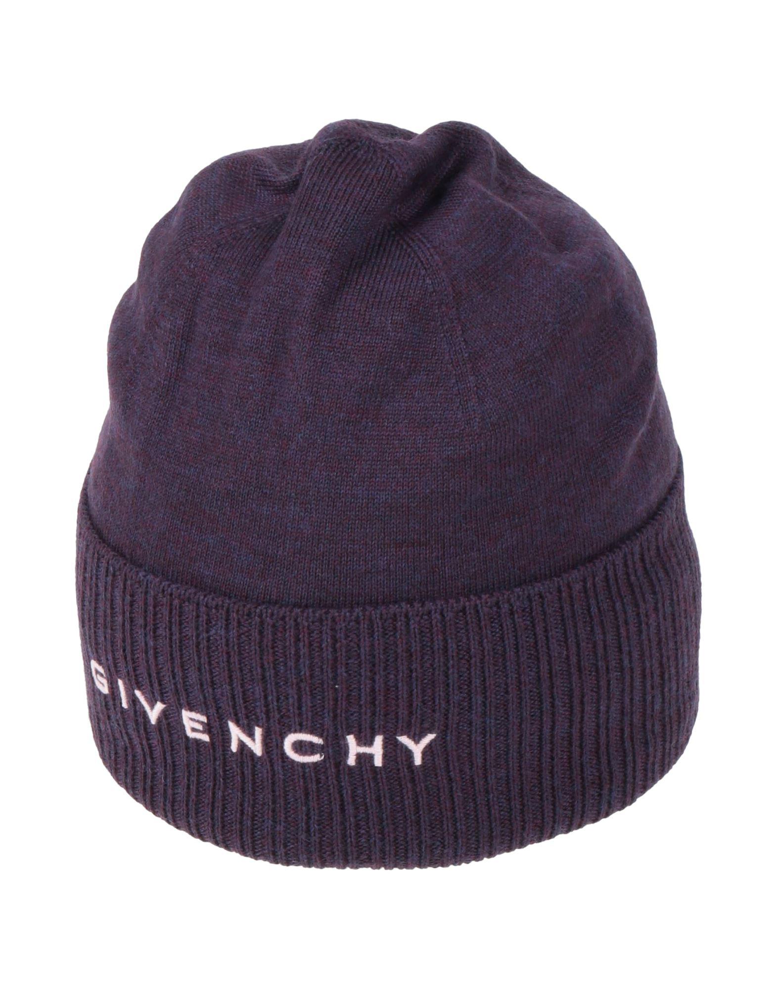 GIVENCHY Purple Wool Logo Beanie Hat Made In Italy NEW Moncler Enfant Baby Girls Logo Beanie Hat in Purple  main image 3
