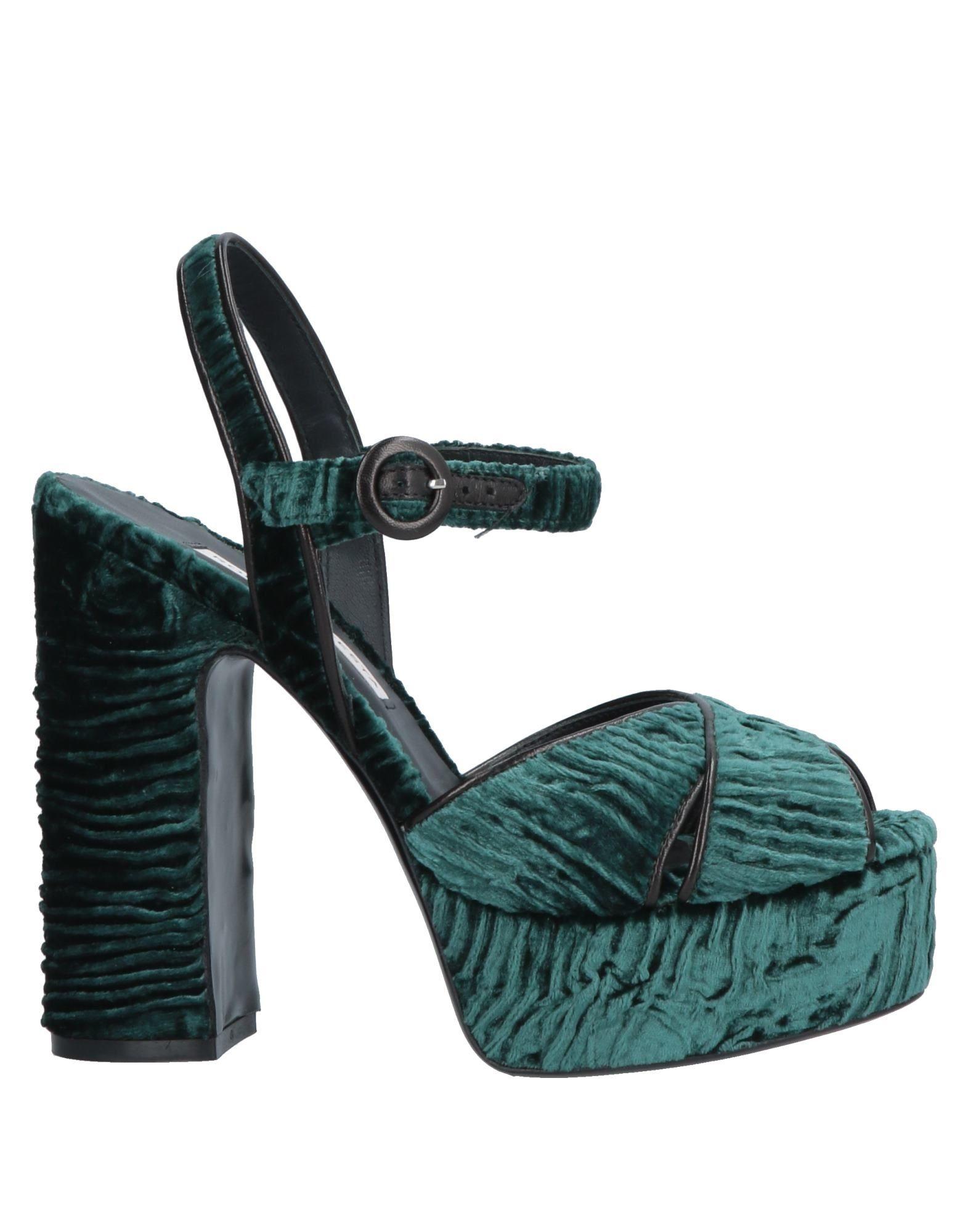 dark green sandal heels