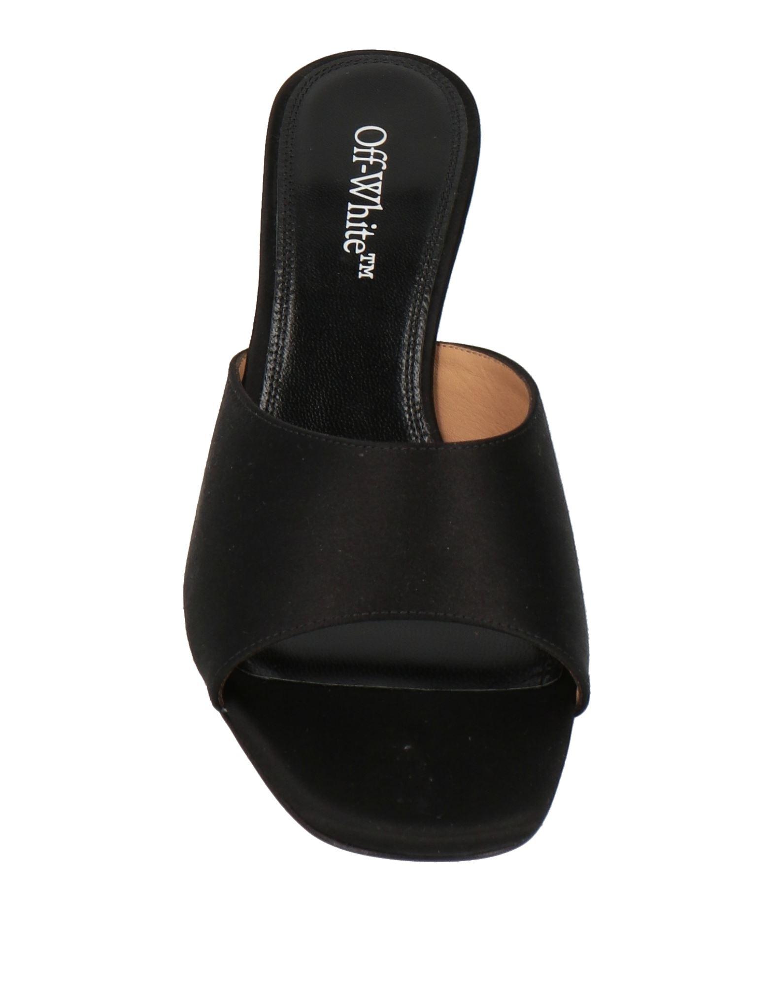 Off white black sandals clearance