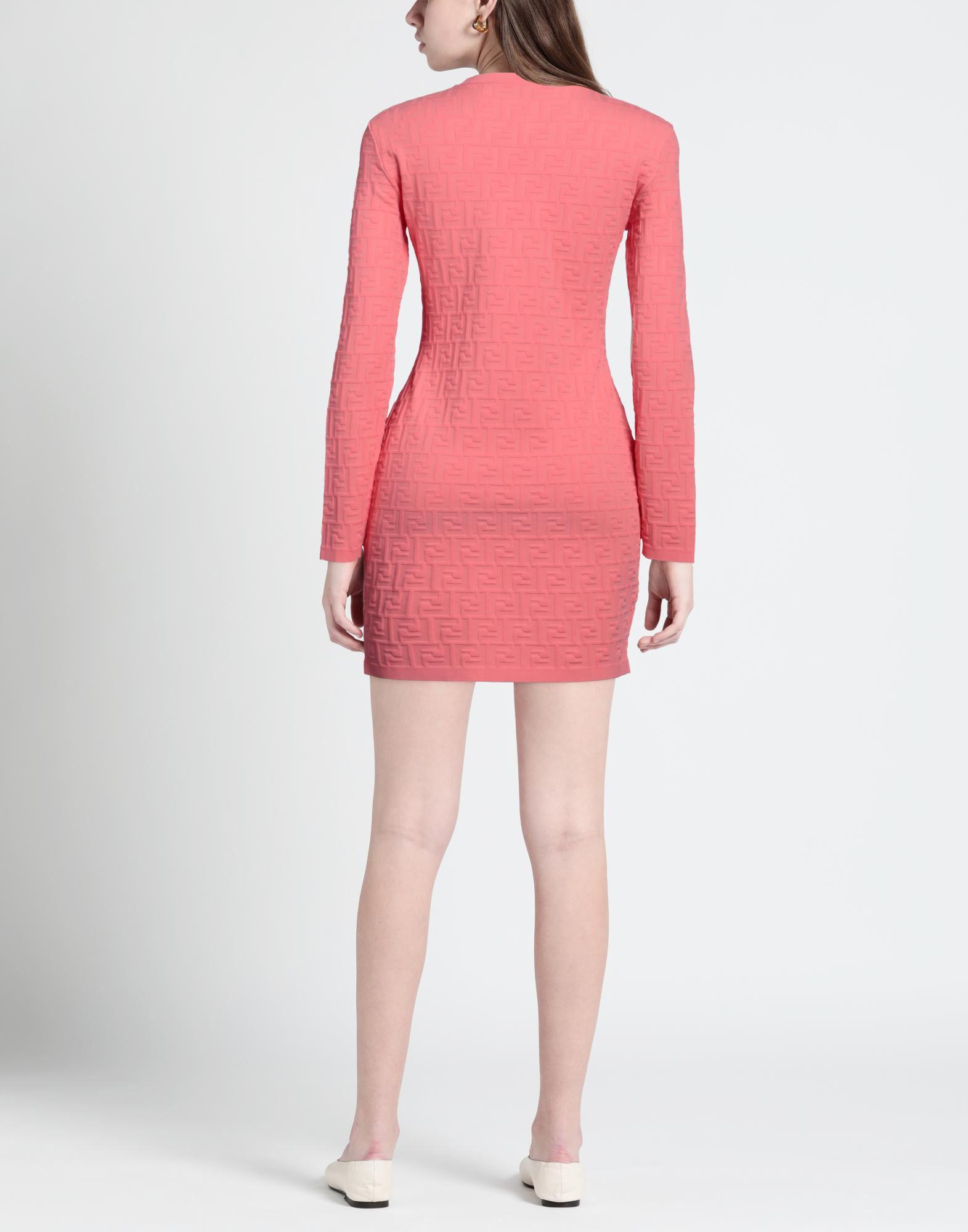 pink fendi sweater dress Fendi Kids Baby Girls Pink Knit FF Dress