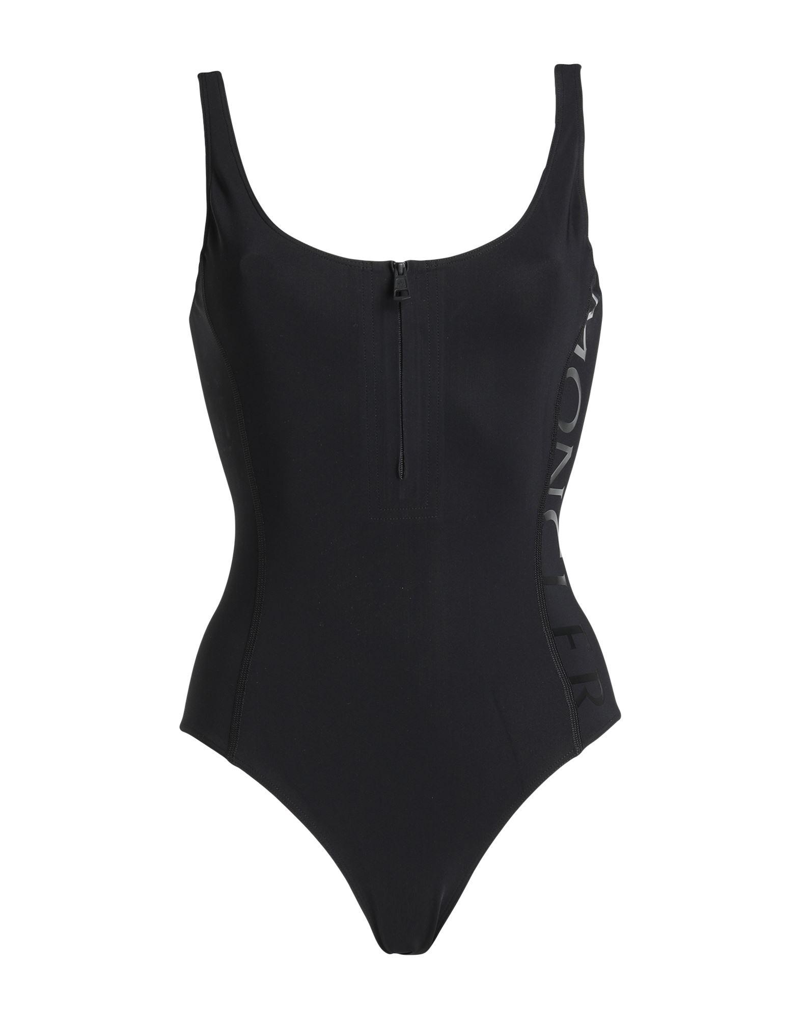 Moncler One-piece Swimsuit in Black | Lyst