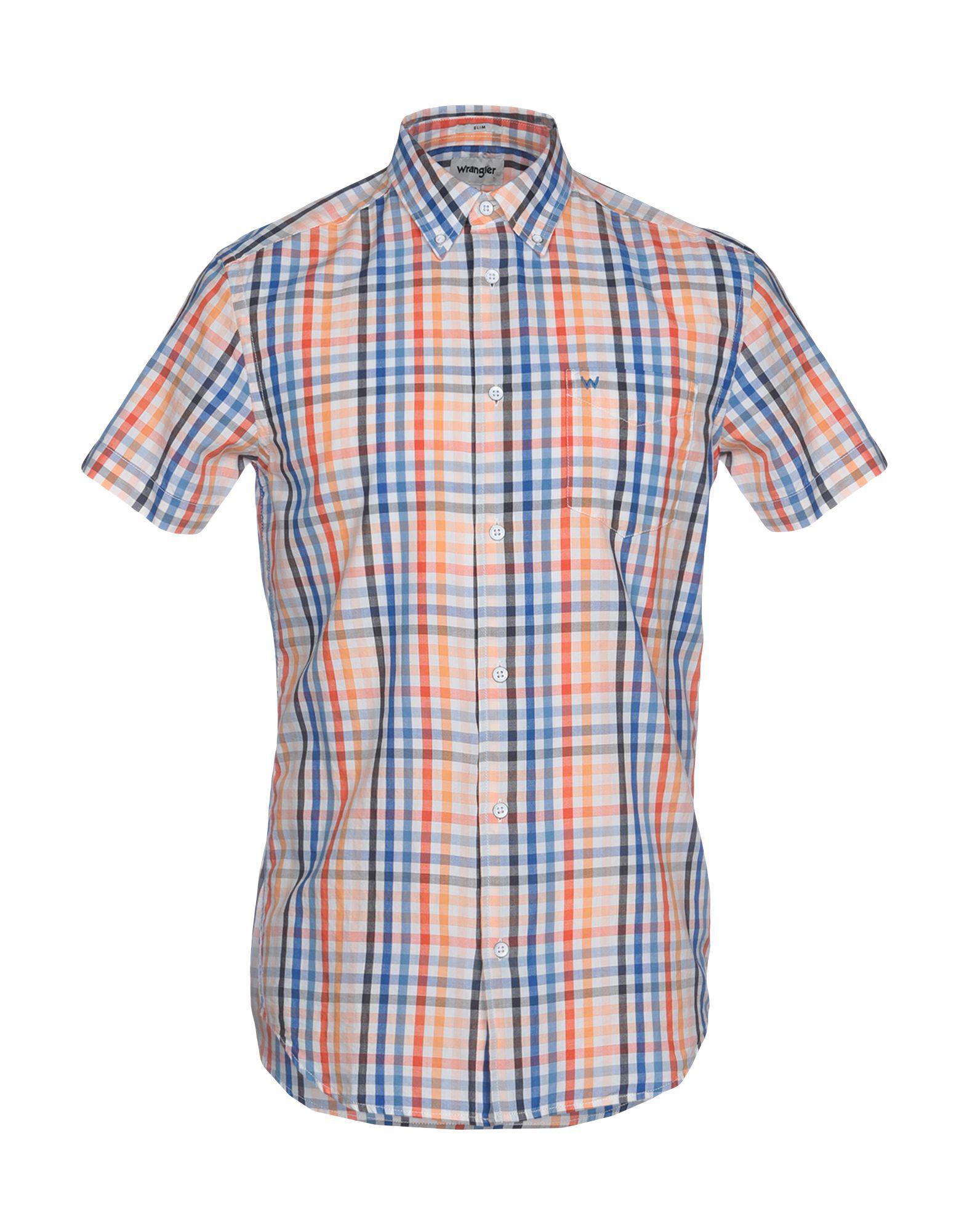 wrangler orange shirt