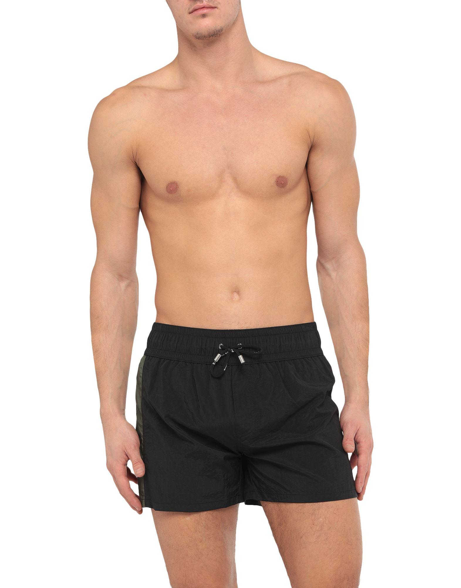 Balmain Synthetic Swim Trunks in Black for Men - Lyst
