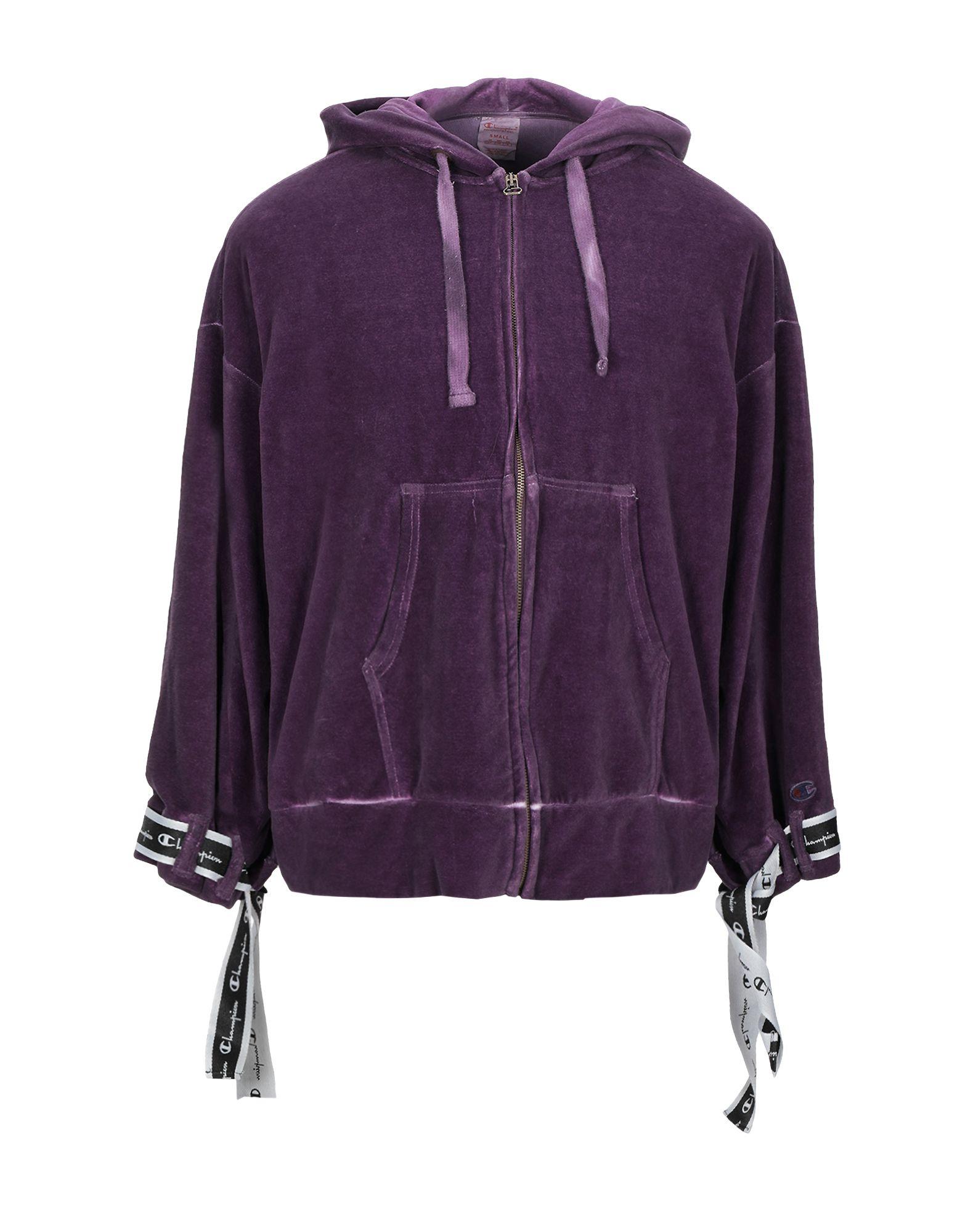 purple champion sweatshirt men