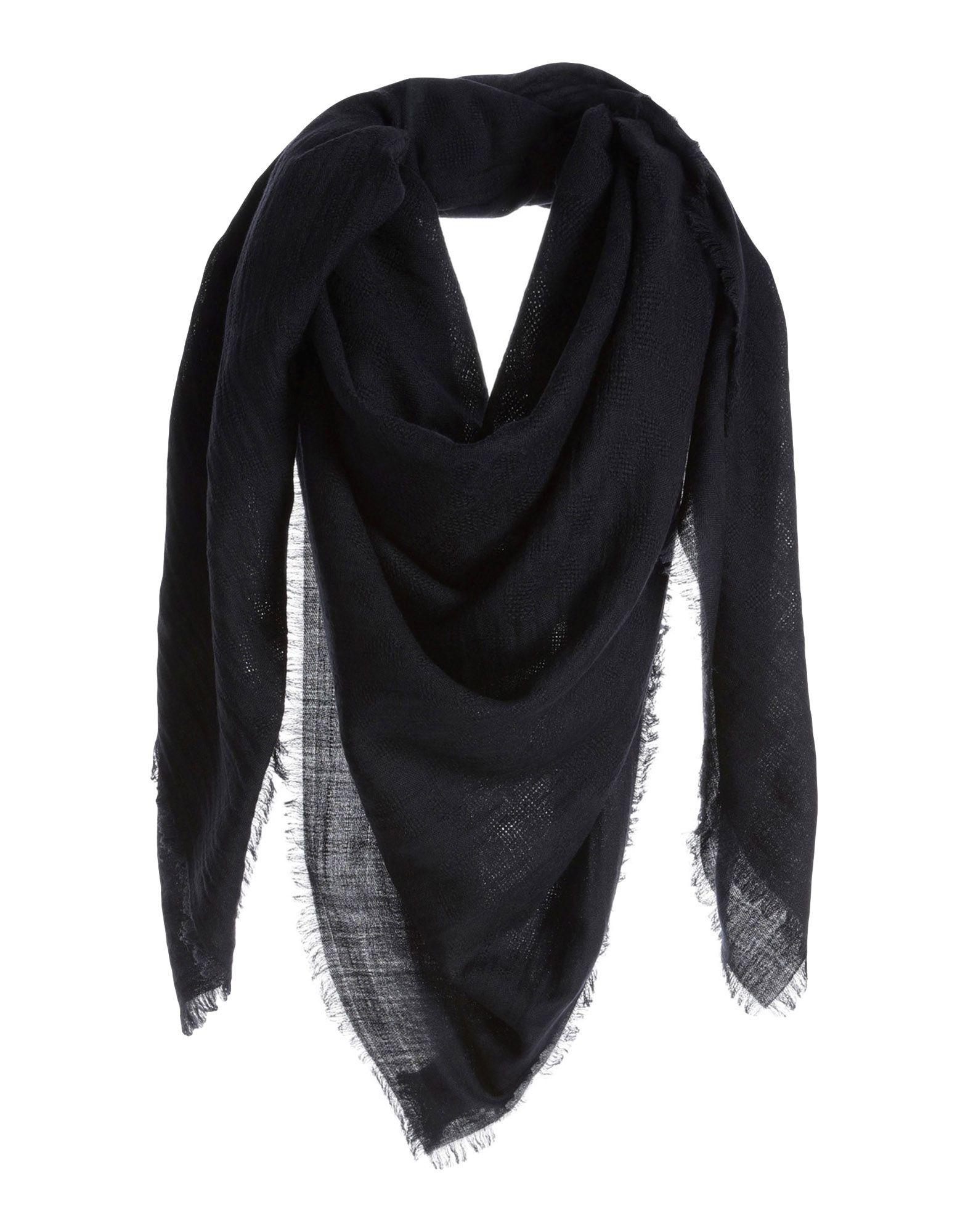 Versace Wool Square Scarf in Dark Blue (Blue) for Men Lyst