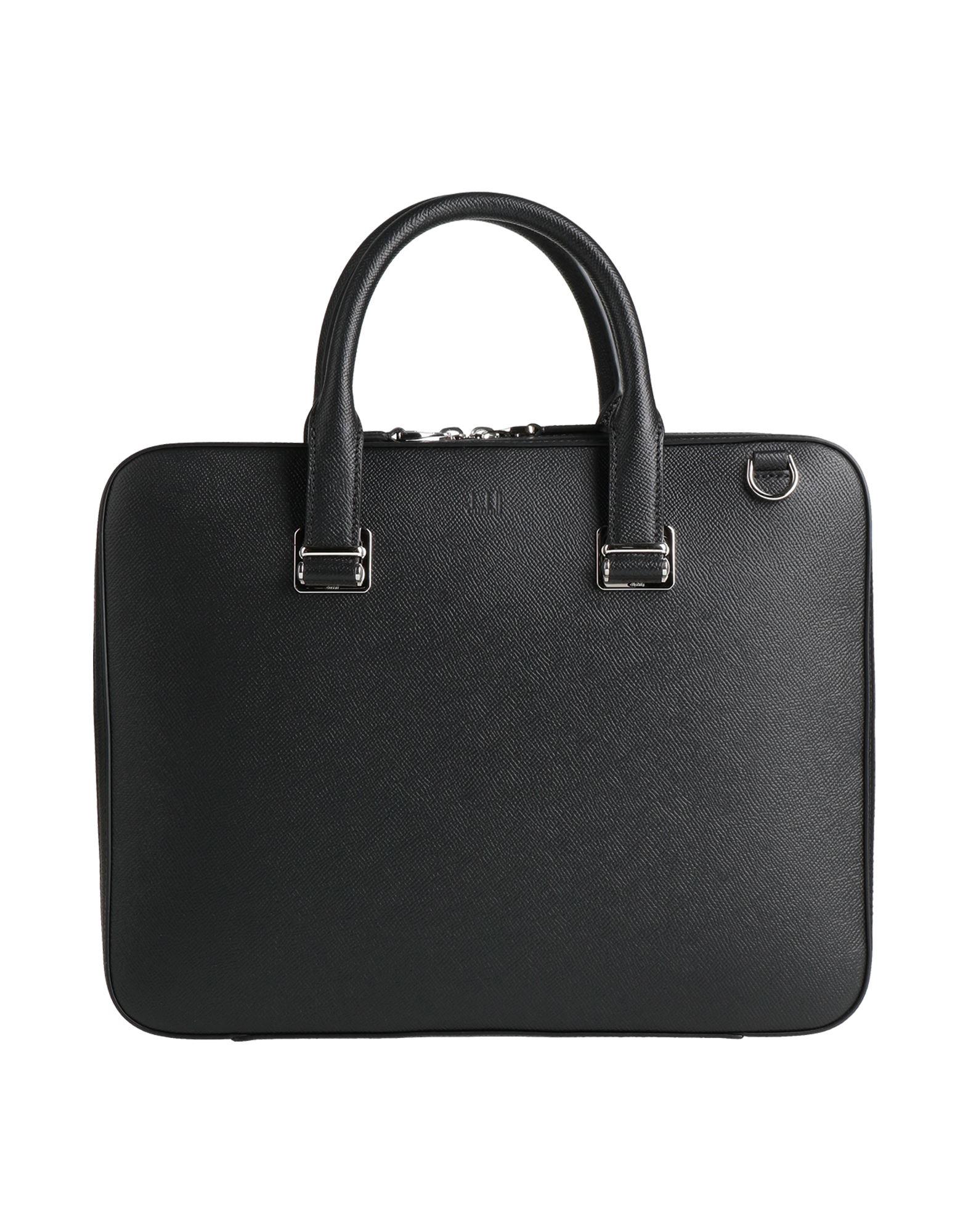 バッグ dunhill Document Case Leather bag Black Dunhill Leather Briefcase Business Bag Black Document