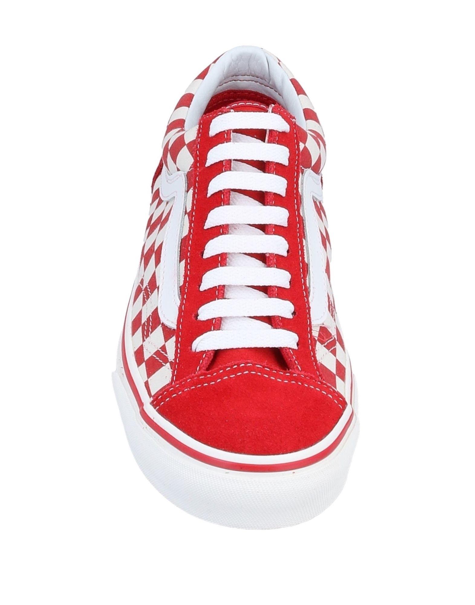 red low top vans