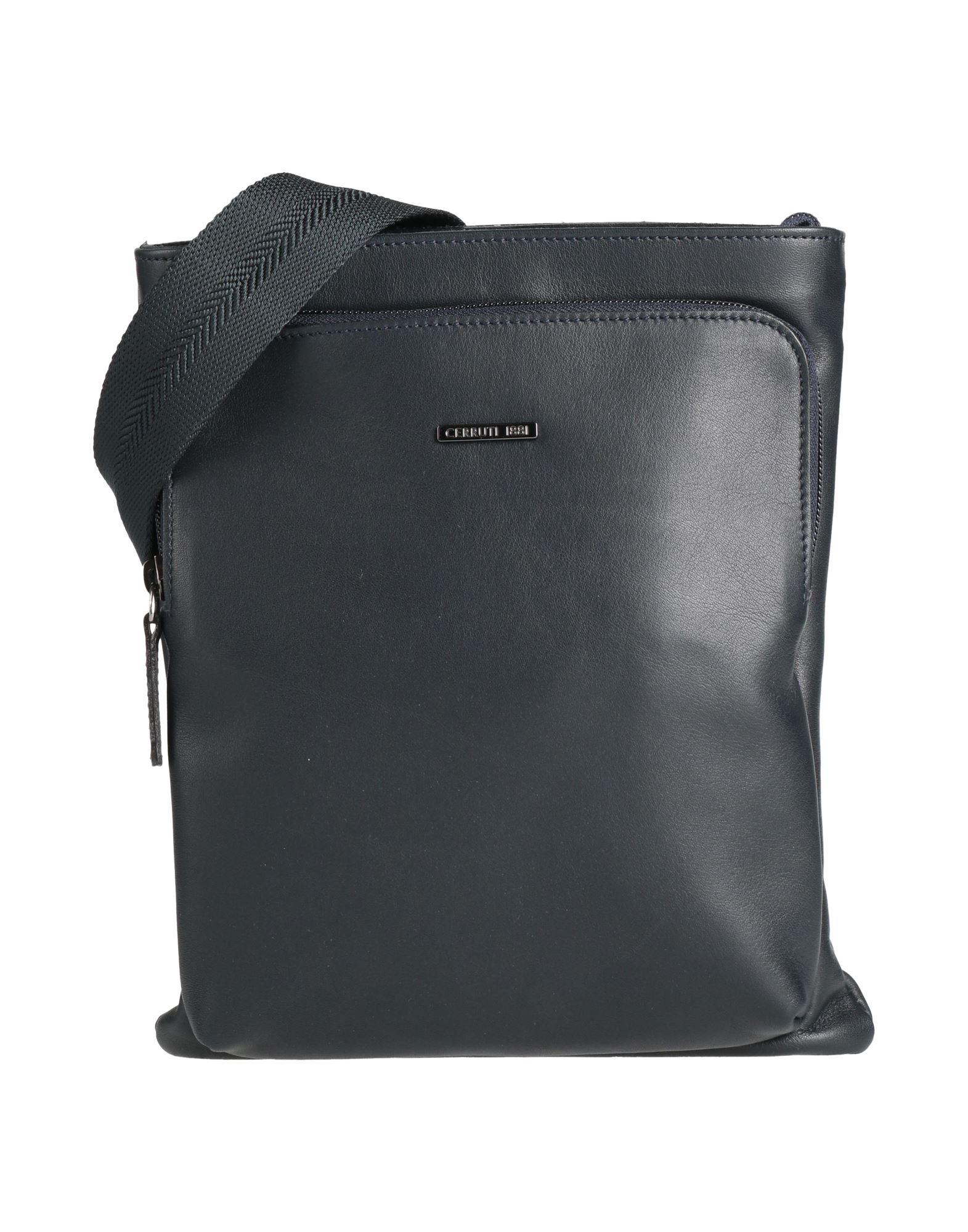 Cerruti 1881 Cross-Body Bag Leather in Black for Men Lyst