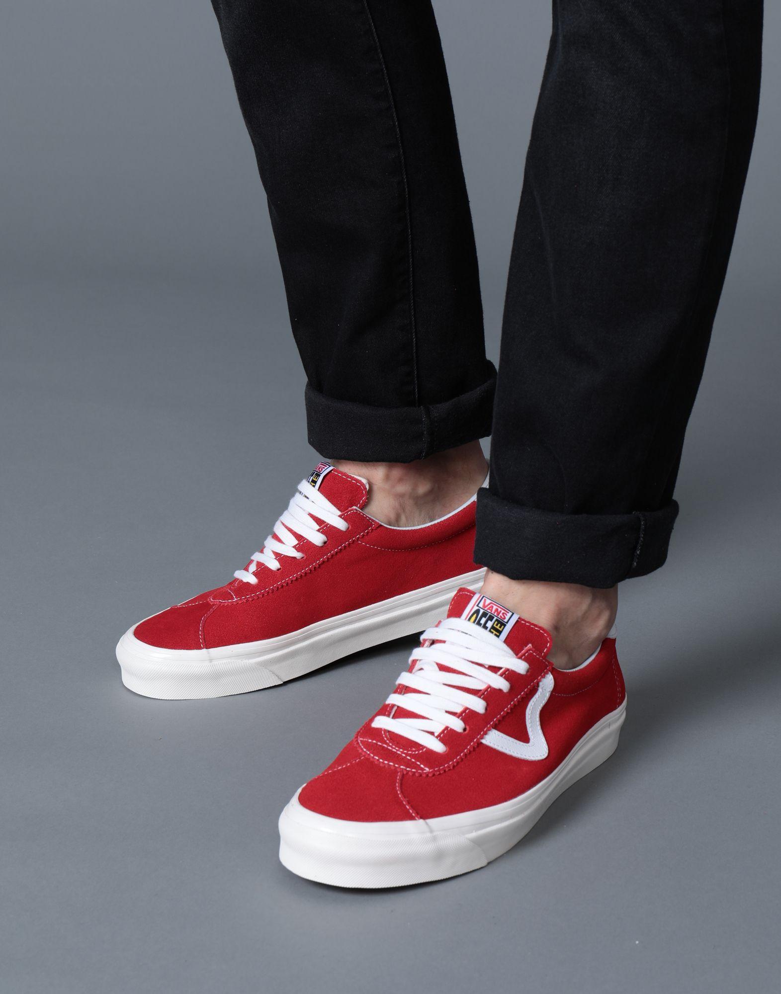 red low tops vans