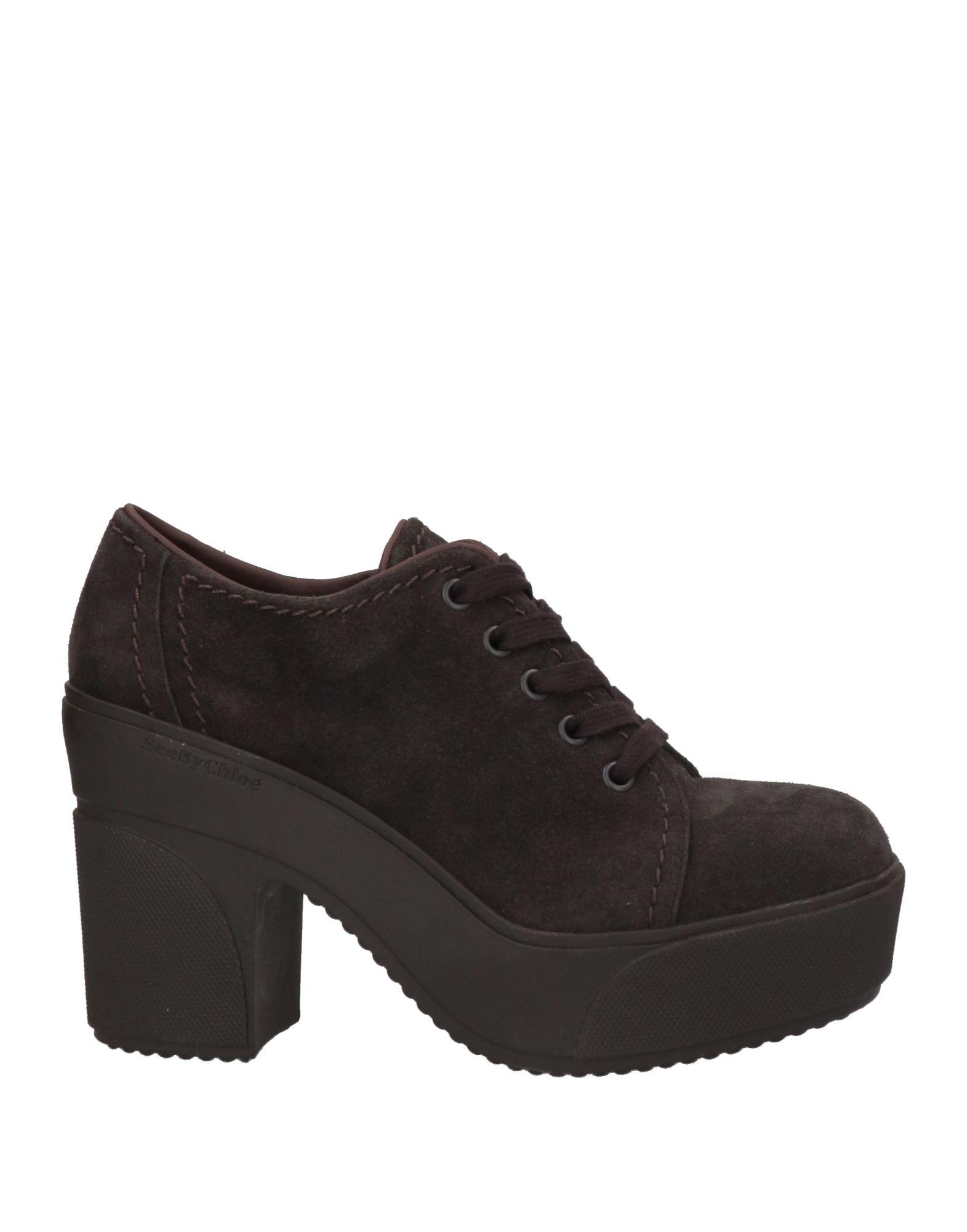 See By Chloé Lace-up Shoes in Black | Lyst