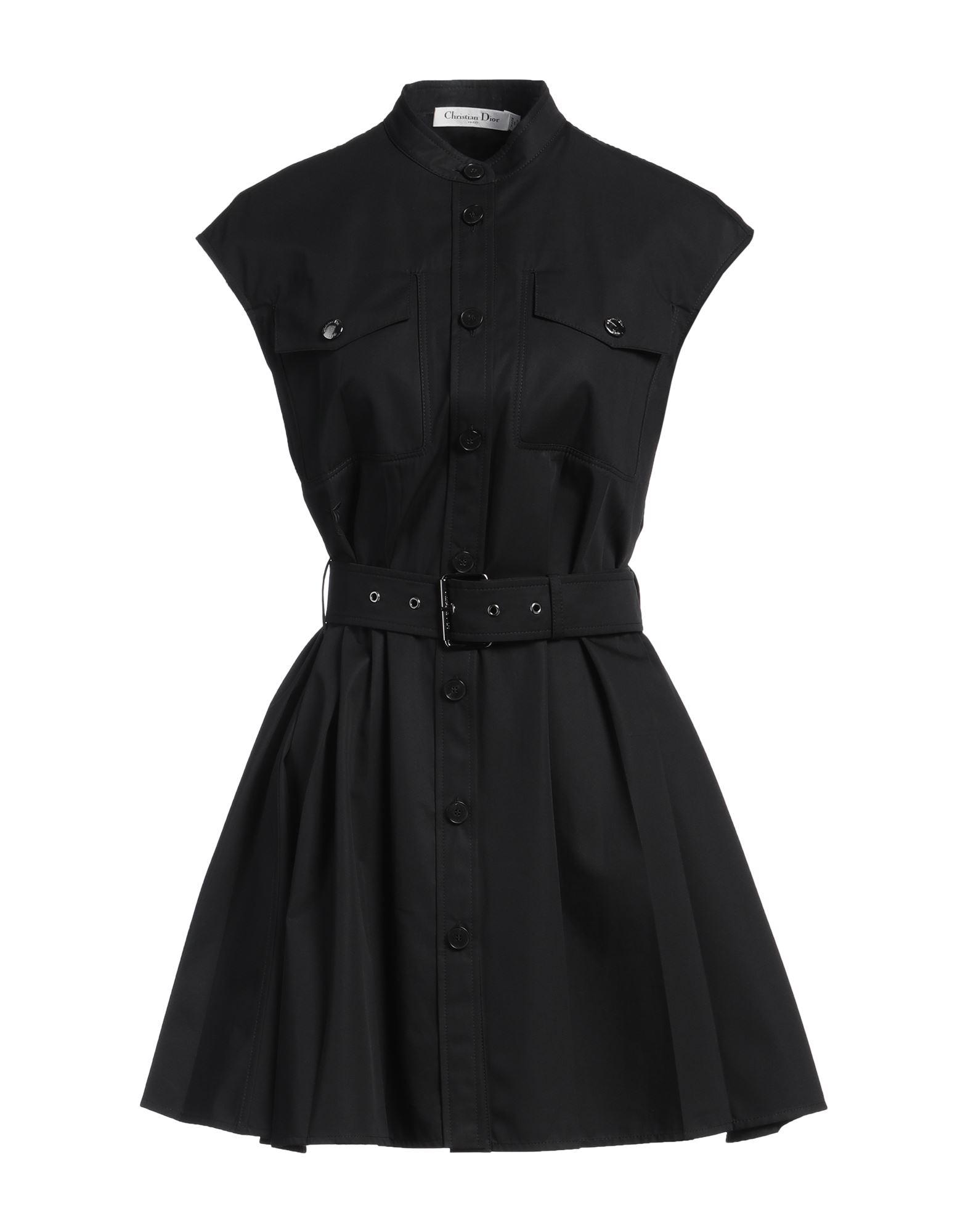 Dior Mini Dress Cotton in Black | Lyst