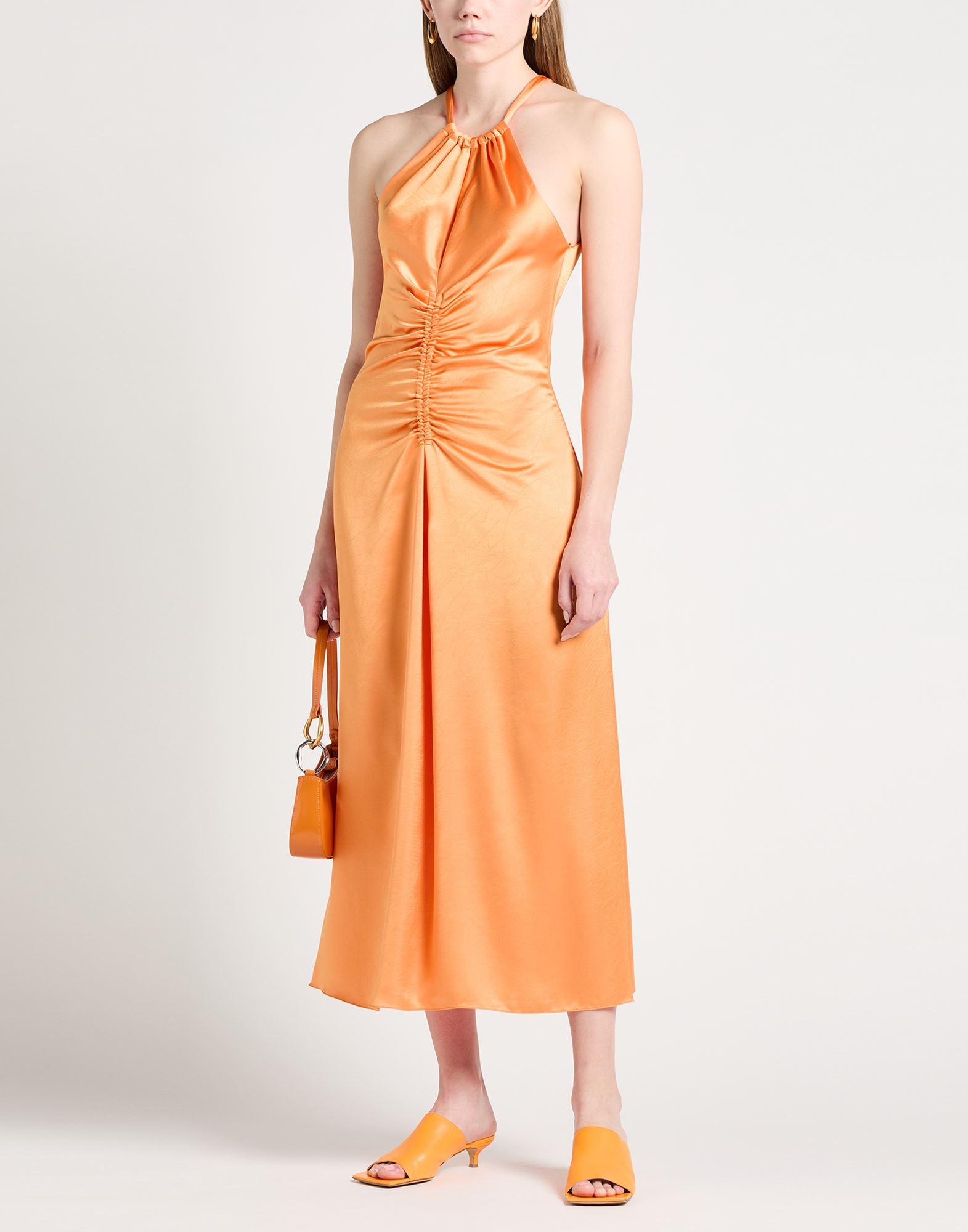 orange sandro dress Orange Sandro Knit Maxi Dress by Sandro