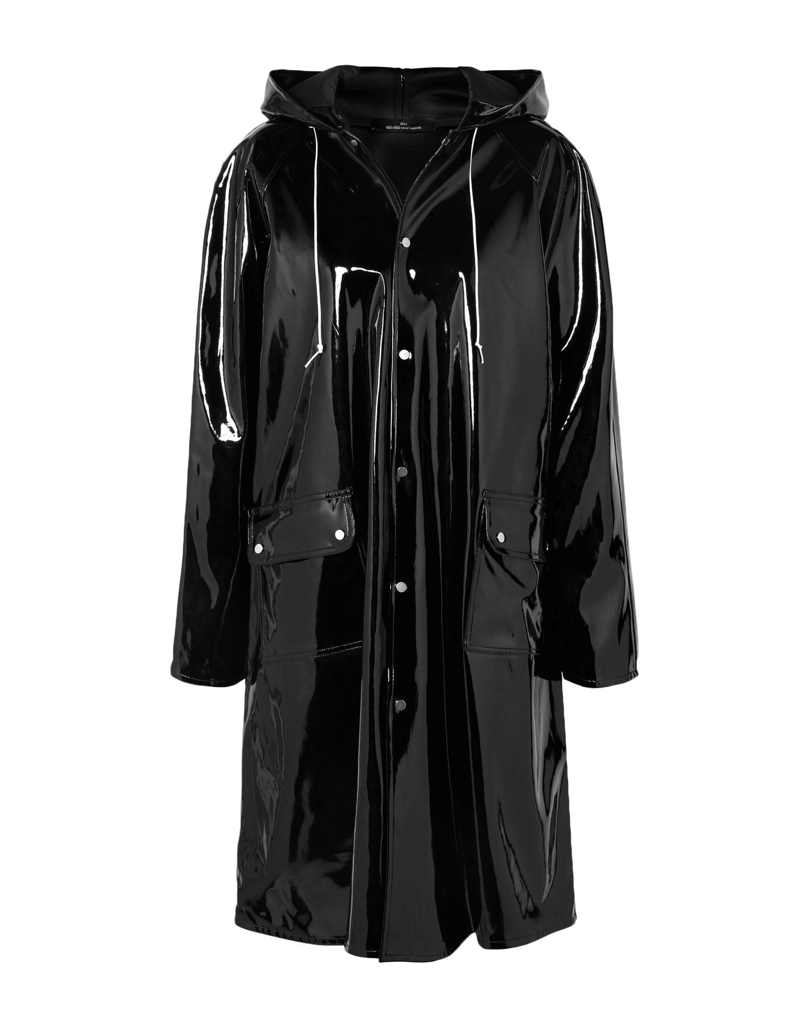 ROKH Vinyl Raincoat in Black Lyst UK