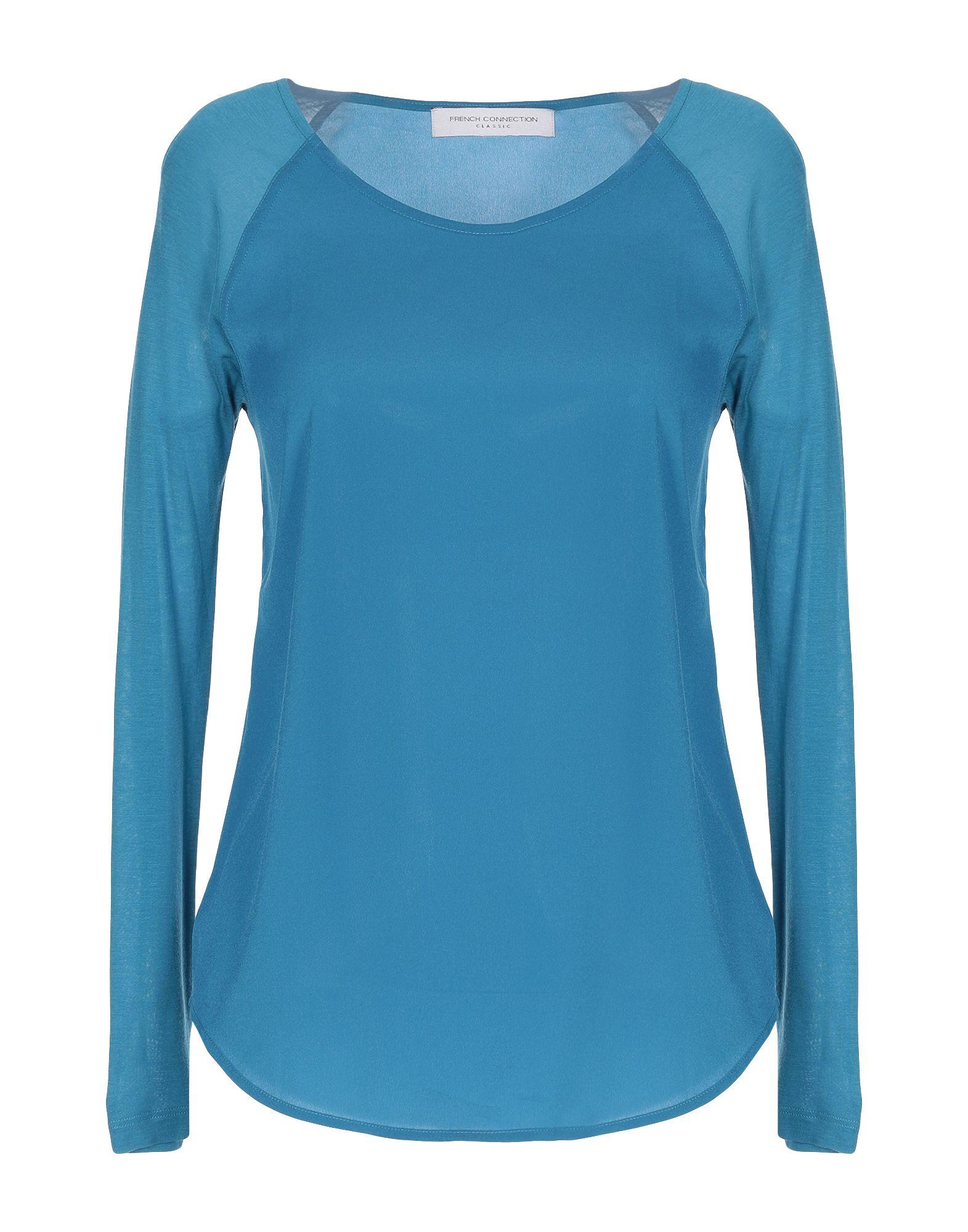 French Connection Synthetic Blouse in Azure (Blue) - Lyst