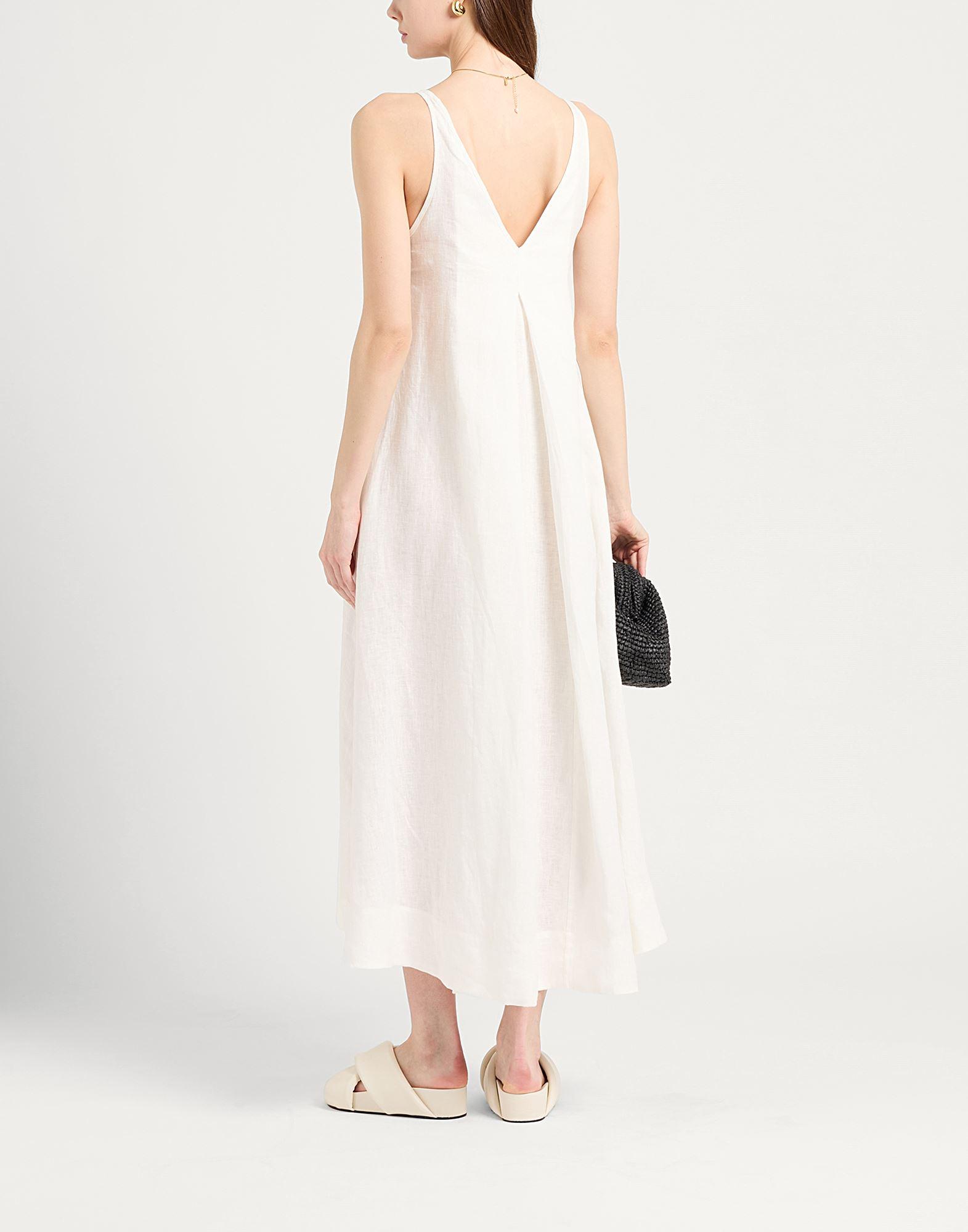 COS Midi Dress in White | Lyst Australia COS Midi Dress in White | Lyst Australia