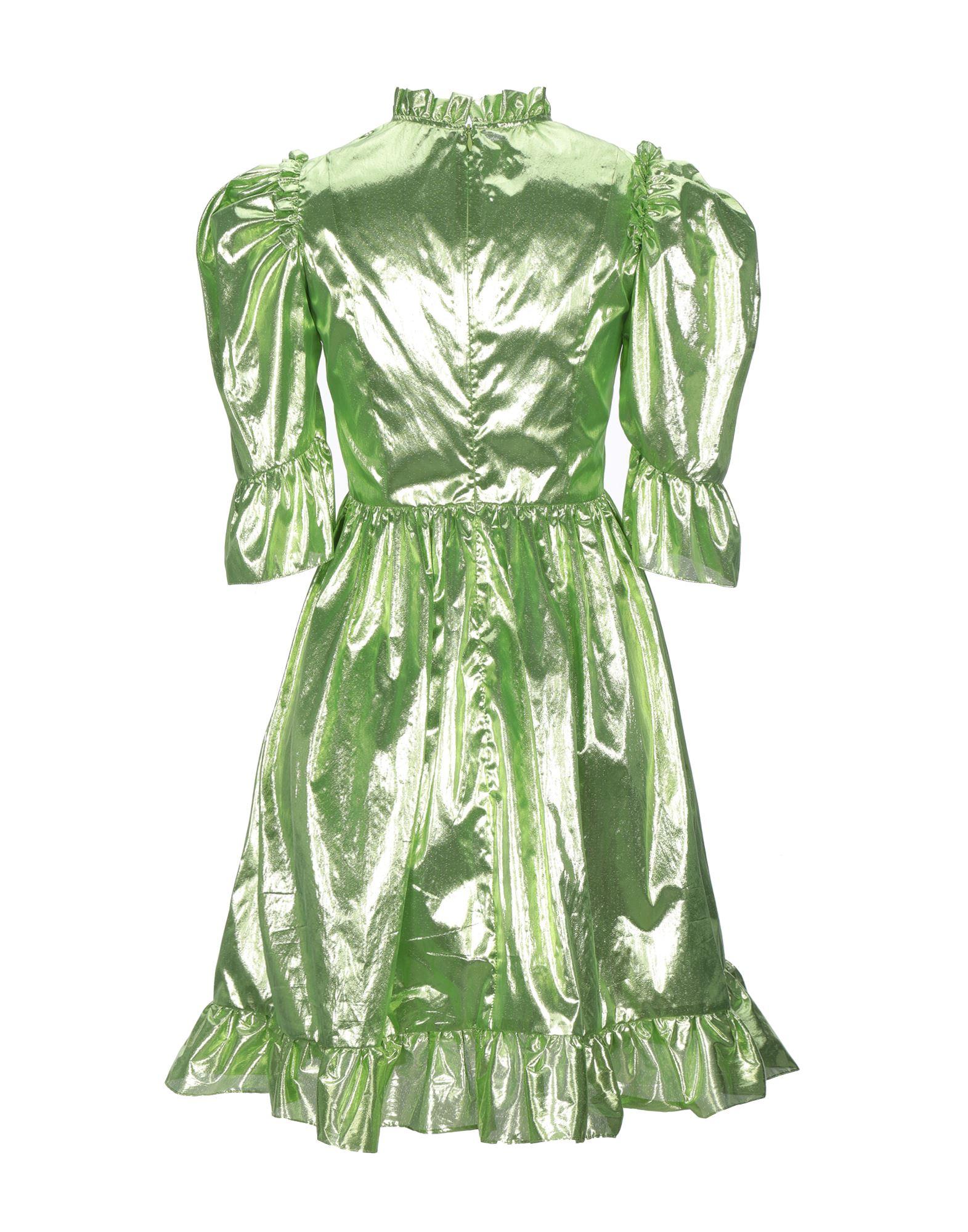 Batsheva Synthetic Short Dress In Light Green Green Lyst